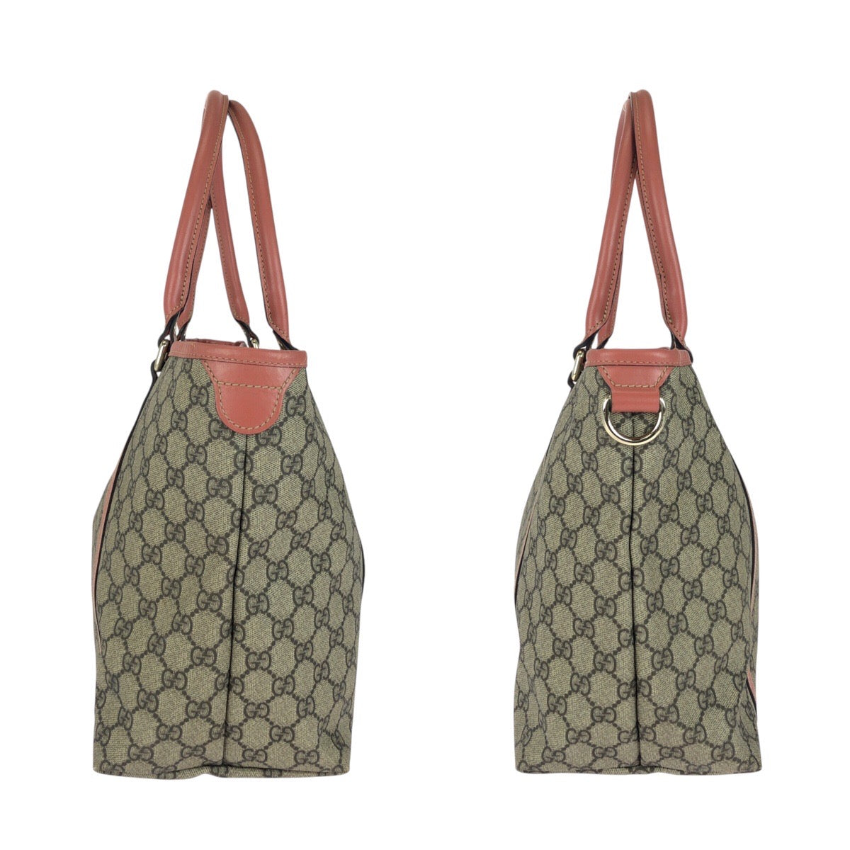 20806
GUCCI グッチ ピンク グレー ゴールド金具 GGスプリームキャンバス / レザー 197953 トートバッグ ショルダーバッグ レディース ABP44