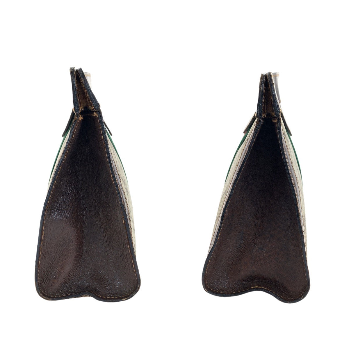 20813
GUCCI グッチ ヴィンテージ シェリーライン オールドグッチ ベージュ ブラウン GGスプリームキャンバス / レザー クラッチバッグ セカンドバッグ レディース B16