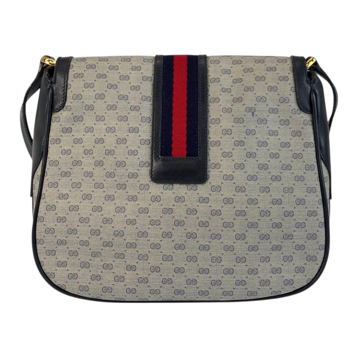 20818
GUCCI グッチ ヴィンテージ マイクロGG シェリーライン グレー ネイビー ゴールド金具 GGスプリームキャンバス 001 115 0914 ショルダーバッグ ポシェット レディース AB42