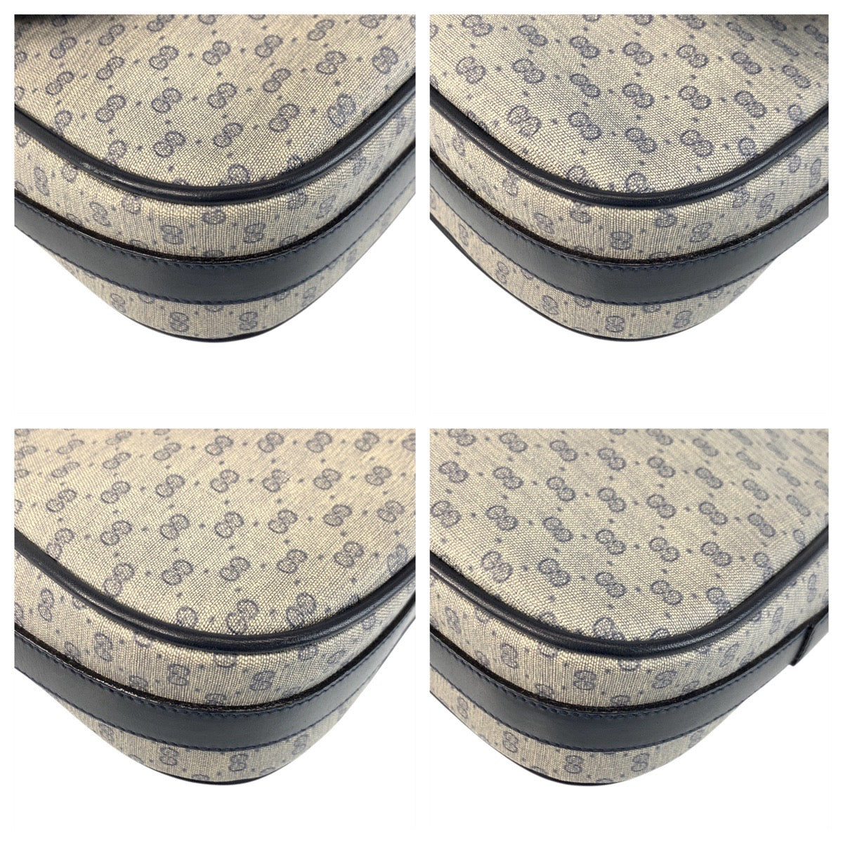 20818
GUCCI グッチ ヴィンテージ マイクロGG シェリーライン グレー ネイビー ゴールド金具 GGスプリームキャンバス 001 115 0914 ショルダーバッグ ポシェット レディース AB42