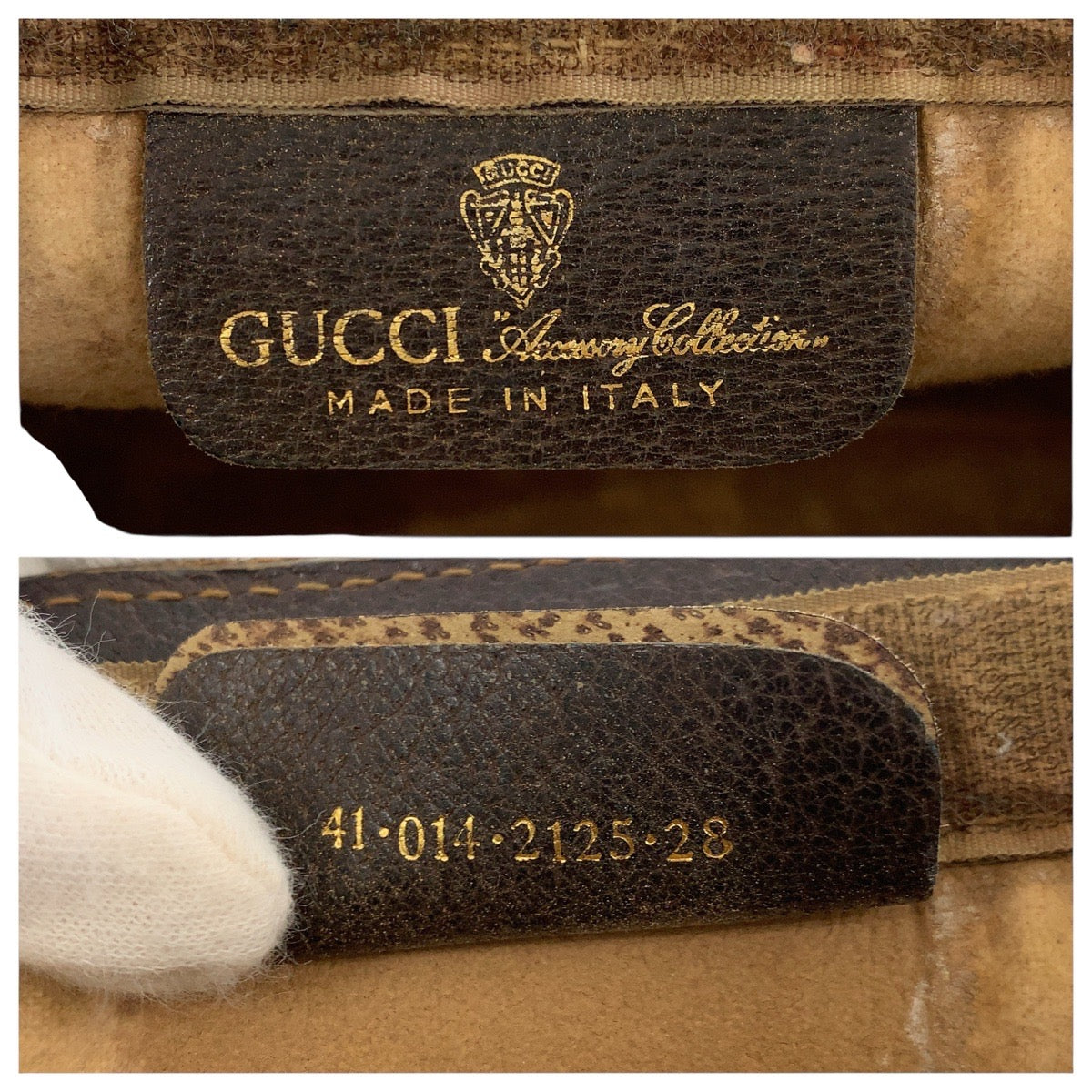 20819
GUCCI グッチ ヴィンテージ シェリーライン オールドグッチ ベージュ ブラウン GGスプリームキャンバス / レザー 41.014.2125.28 クラッチバッグ セカンドバッグ レディース AB15