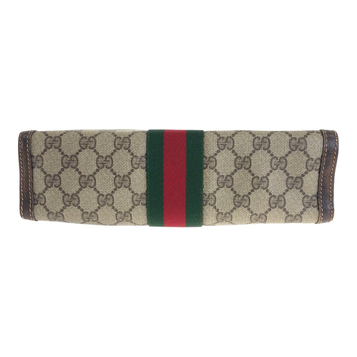 20819
GUCCI グッチ ヴィンテージ シェリーライン オールドグッチ ベージュ ブラウン GGスプリームキャンバス / レザー 41.014.2125.28 クラッチバッグ セカンドバッグ レディース AB15