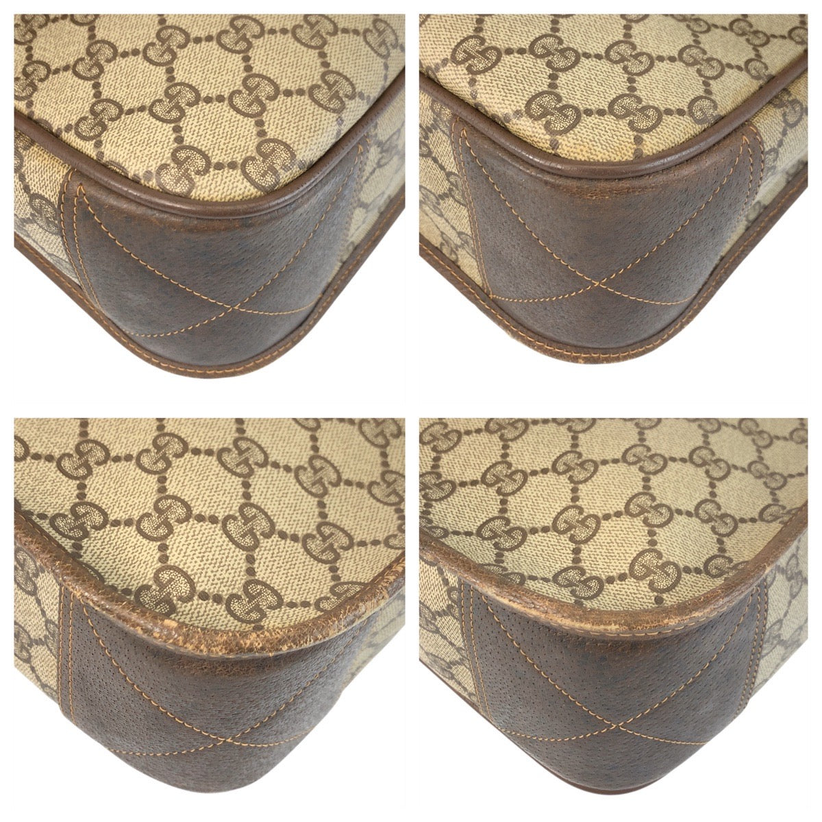 20821
GUCCI グッチ ヴィンテージ シェリーライン ベージュ ブラウン ゴールド金具 GGスプリームキャンバス / レザー 019 39 0091 ショルダーバッグ メッセンジャーバッグ 男女兼用 レディース AB45