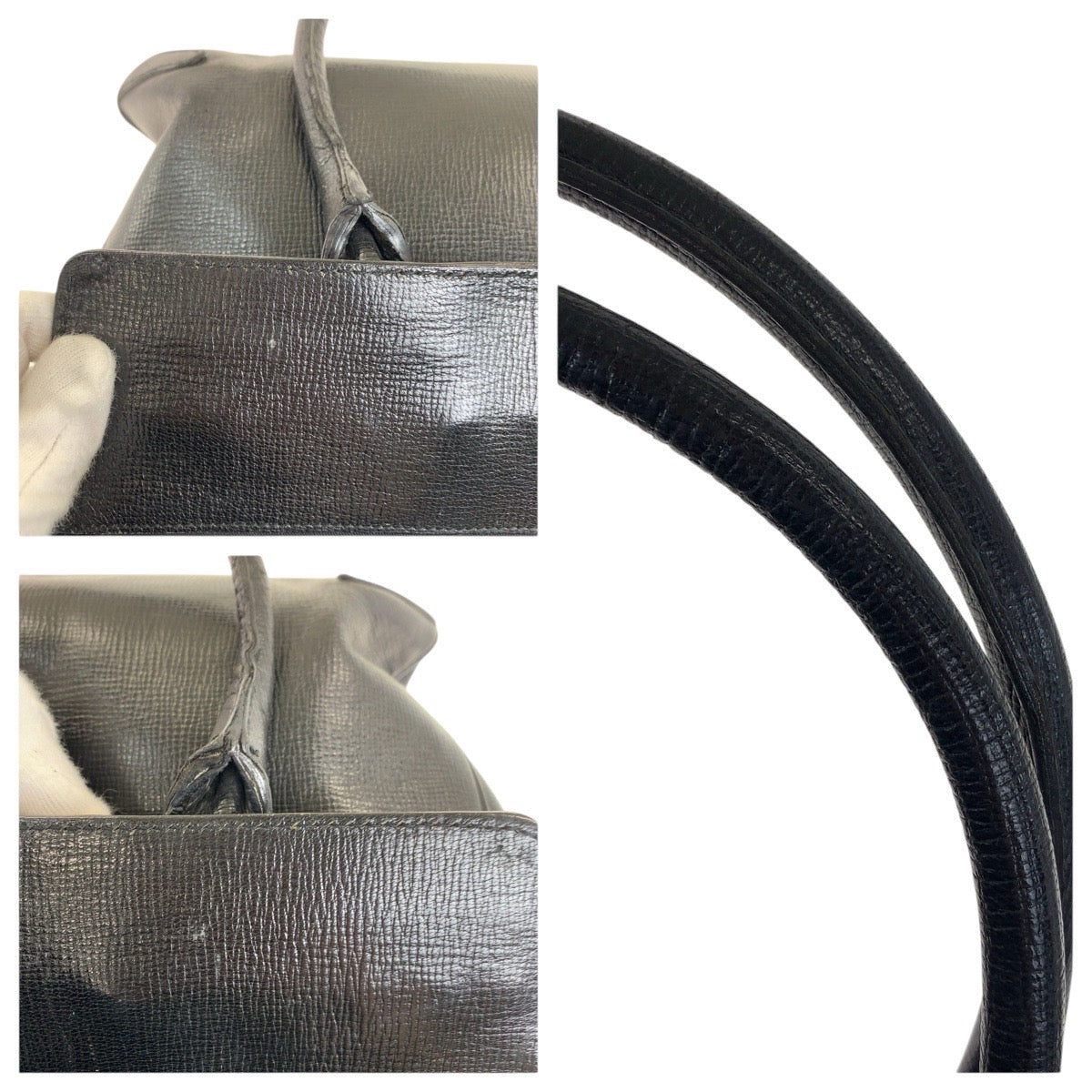 20822
GUCCI グッチ ホースビット ブラック 黒 ゴールド金具 レザー 114914 トートバッグ ショルダーバッグ レディース AB45