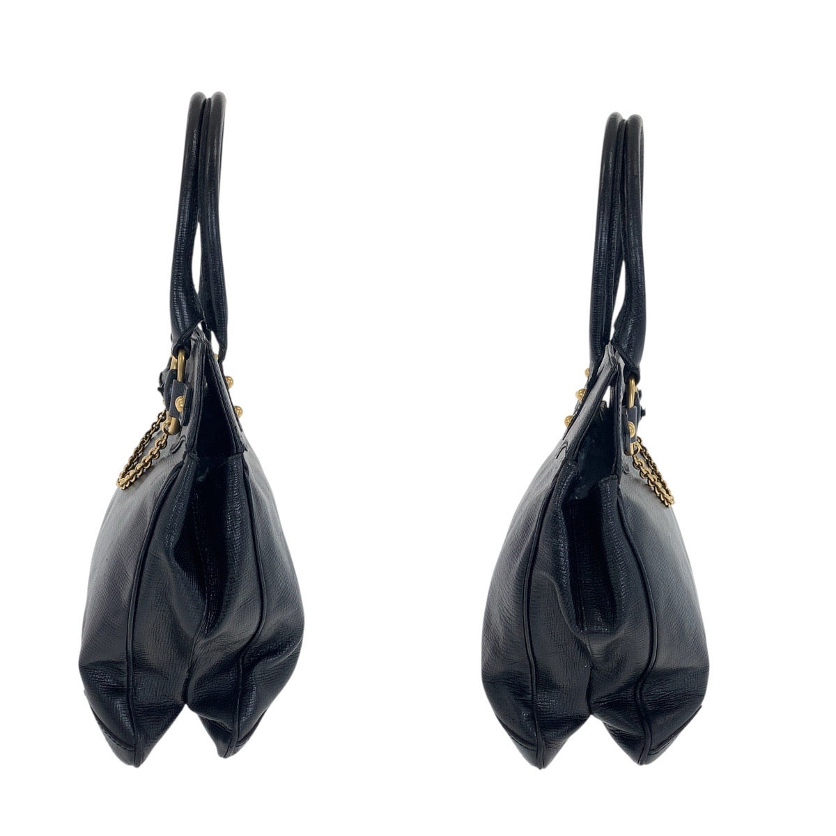 20822
GUCCI グッチ ホースビット ブラック 黒 ゴールド金具 レザー 114914 トートバッグ ショルダーバッグ レディース AB45