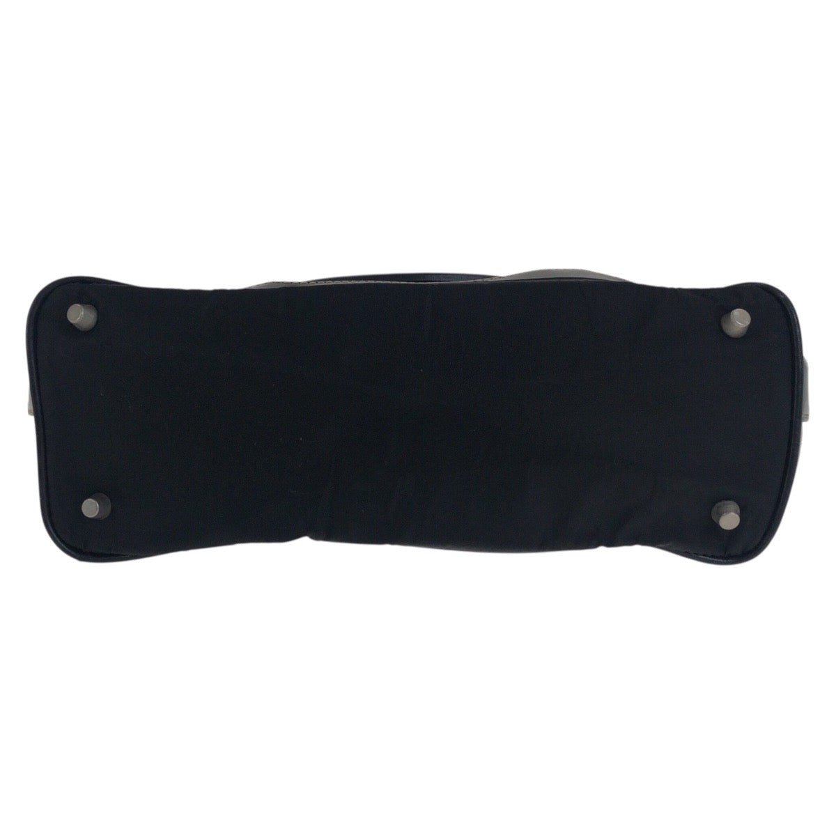 20825
PRADA プラダ テスート 三角ロゴプレート ブラック 黒 シルバー金具 ナイロン / レザー ハンドバッグ ミニボストンバッグ レディース AB31