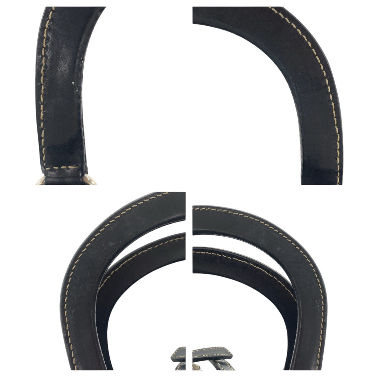 20825
PRADA プラダ テスート 三角ロゴプレート ブラック 黒 シルバー金具 ナイロン / レザー ハンドバッグ ミニボストンバッグ レディース AB31