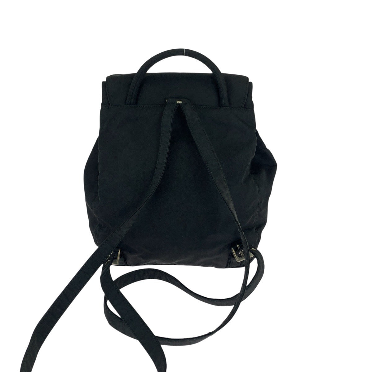 20826
PRADA プラダ テスート 三角ロゴプレート ブラック 黒 シルバー金具 ナイロン リュック・デイパック バックパック レディース ABP42