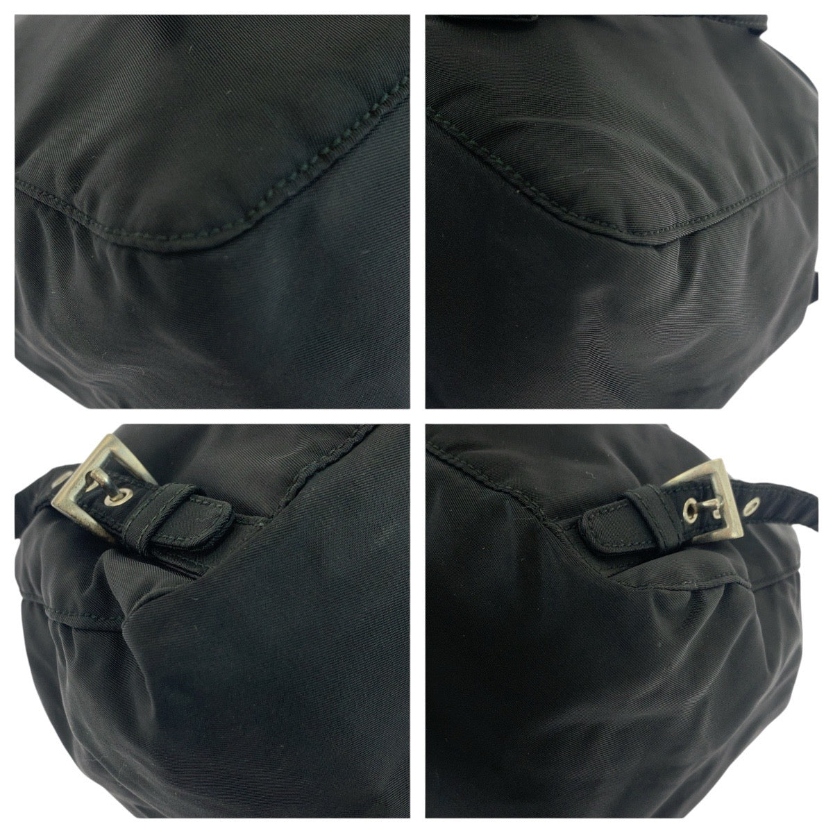 20826
PRADA プラダ テスート 三角ロゴプレート ブラック 黒 シルバー金具 ナイロン リュック・デイパック バックパック レディース ABP42