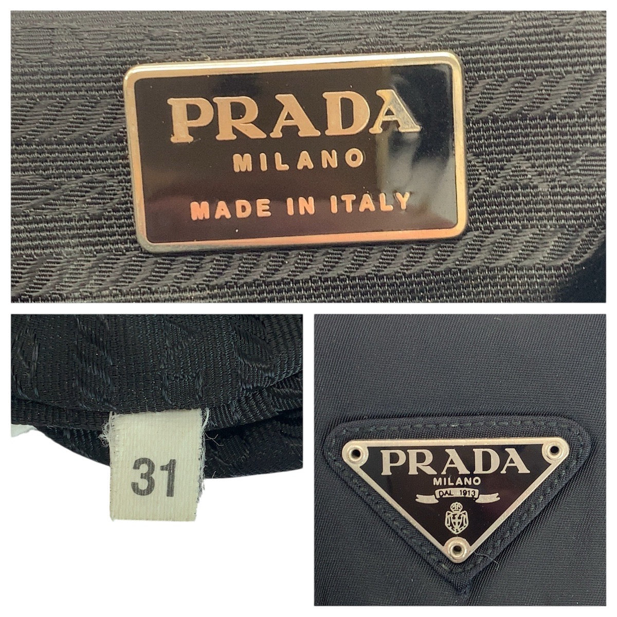 20826
PRADA プラダ テスート 三角ロゴプレート ブラック 黒 シルバー金具 ナイロン リュック・デイパック バックパック レディース ABP42