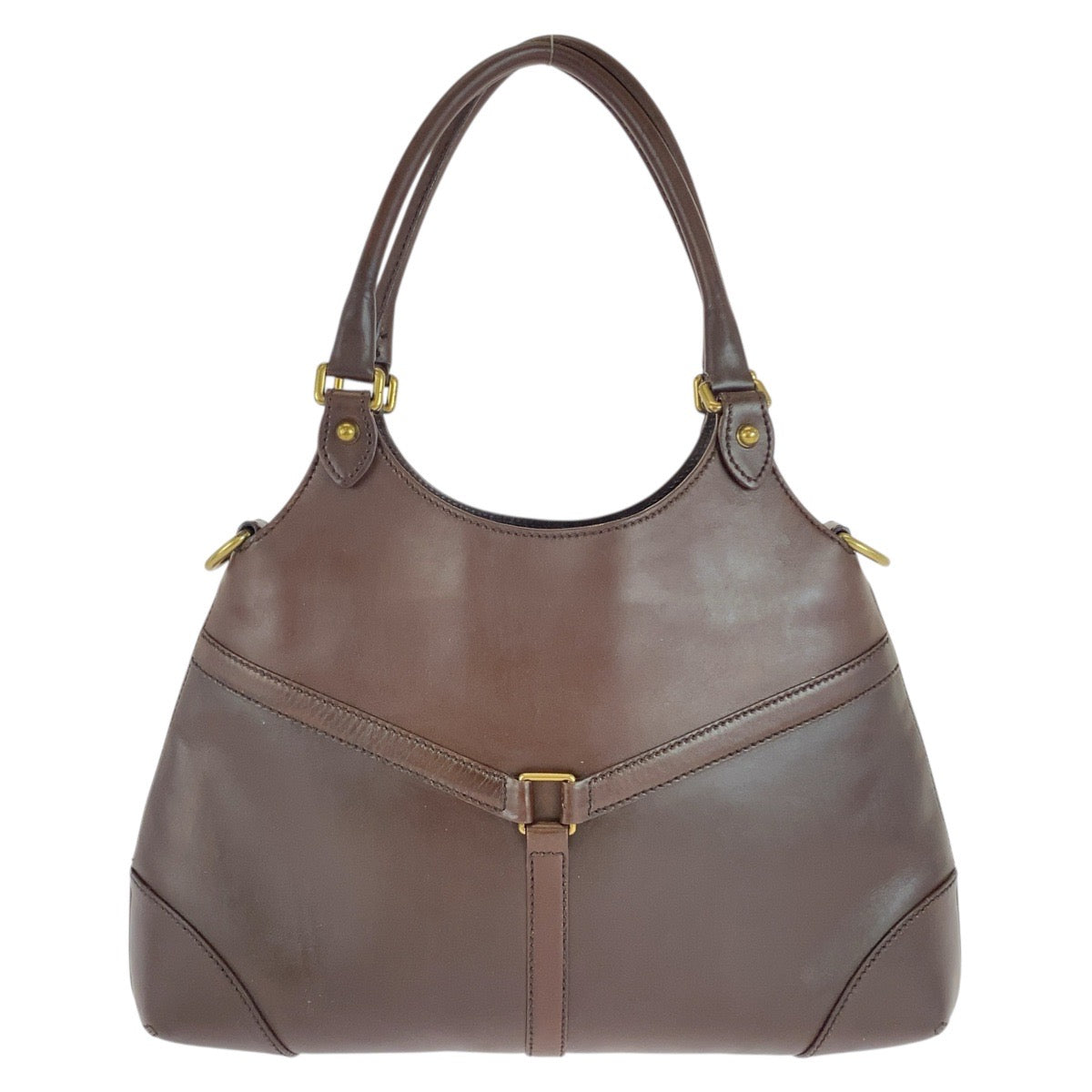 20827
GUCCI グッチ ヴィンテージ インターロッキング オールドグッチ ブラウン ゴールド金具 レザー 114875 トートバッグ ショルダーバッグ レディース AB31