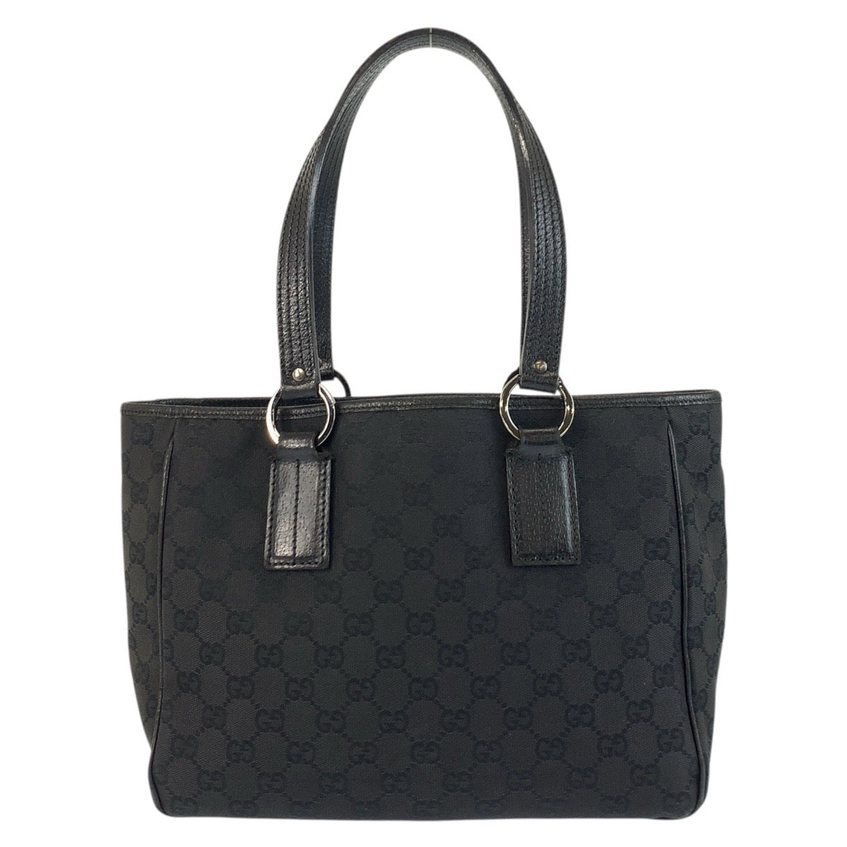 20830
GUCCI グッチ ブラック 黒 GGキャンバス / レザー 113019 トートバッグ ショルダーバッグ レディース AB31