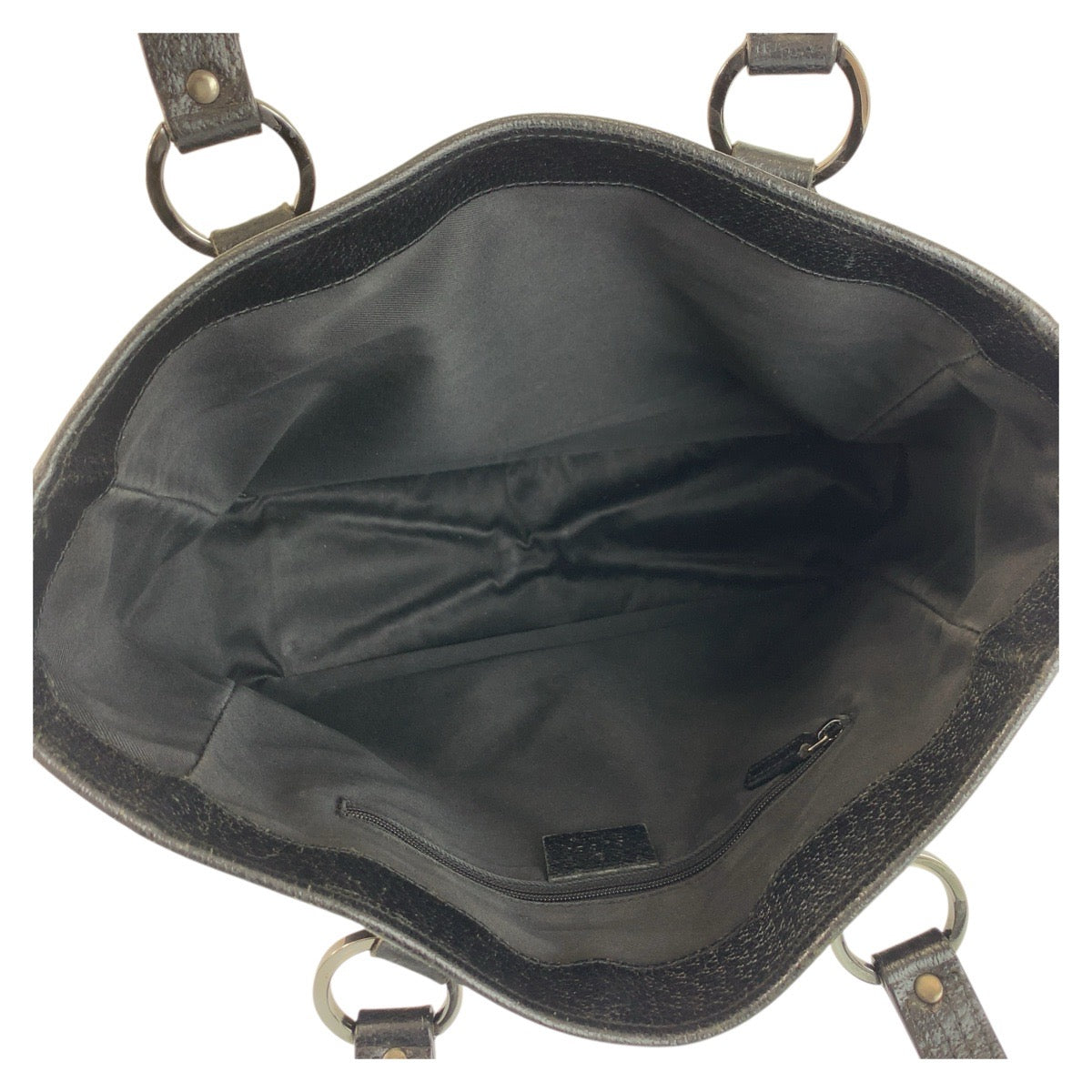 20830
GUCCI グッチ ブラック 黒 GGキャンバス / レザー 113019 トートバッグ ショルダーバッグ レディース AB31