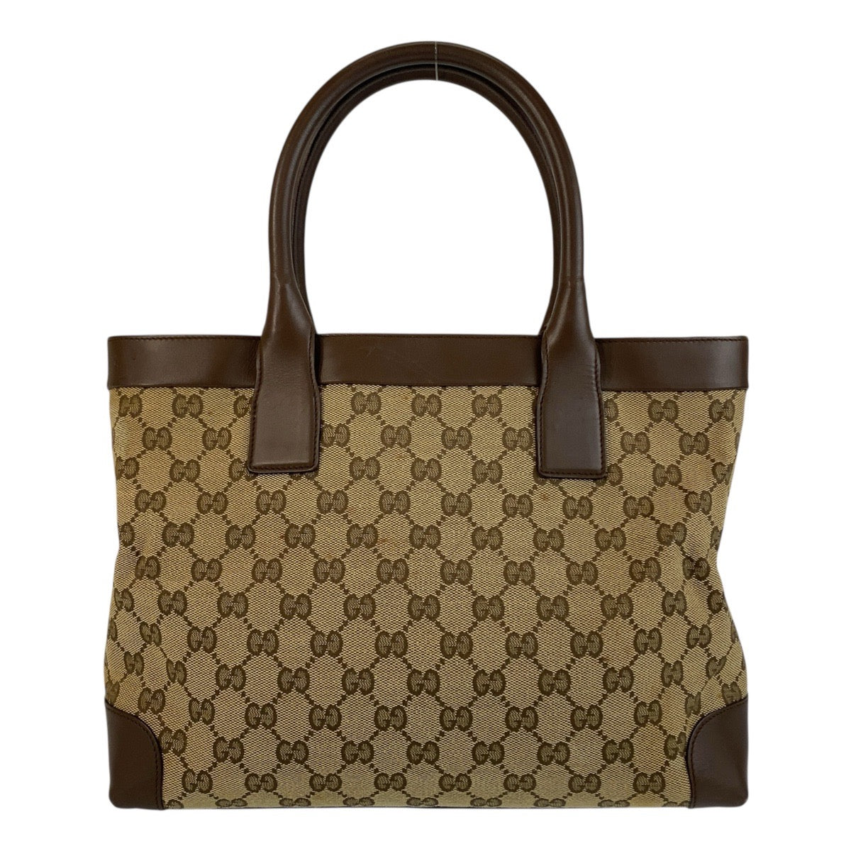 20832
GUCCI グッチ ブラウン ベージュ ゴールド金具 GGキャンバス / レザー 002 1199 トートバッグ ハンドバッグ レディース AB28