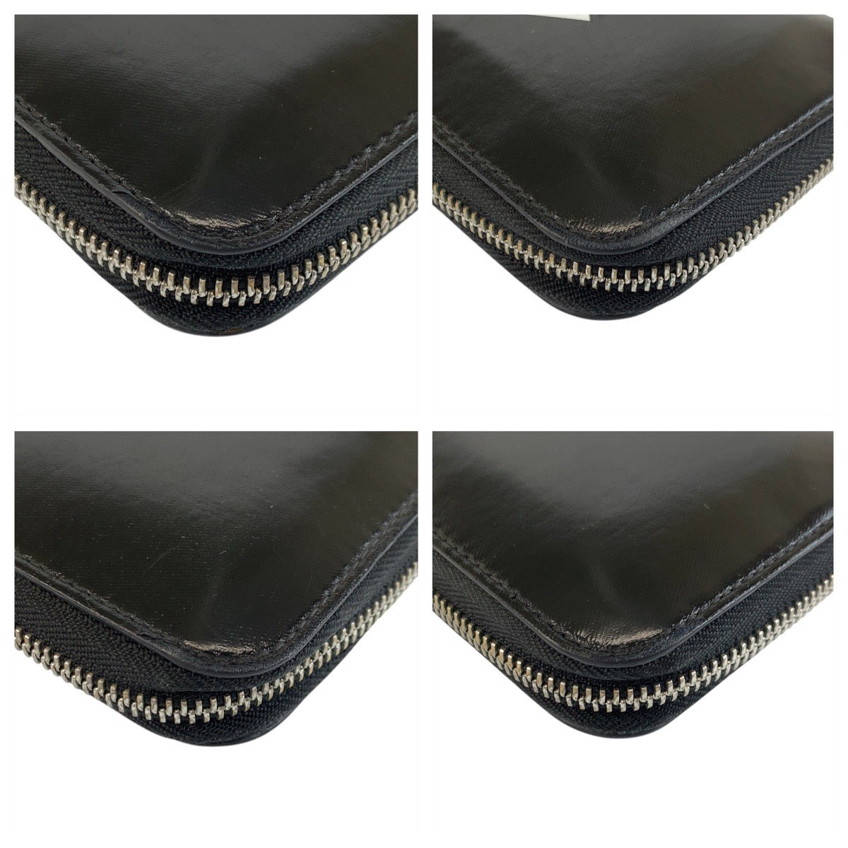 20838
BURBERRY バーバリー ロゴ グラフィック ブラック 黒 シルバー金具 レザー 長財布 ロングウォレット メンズ AB11