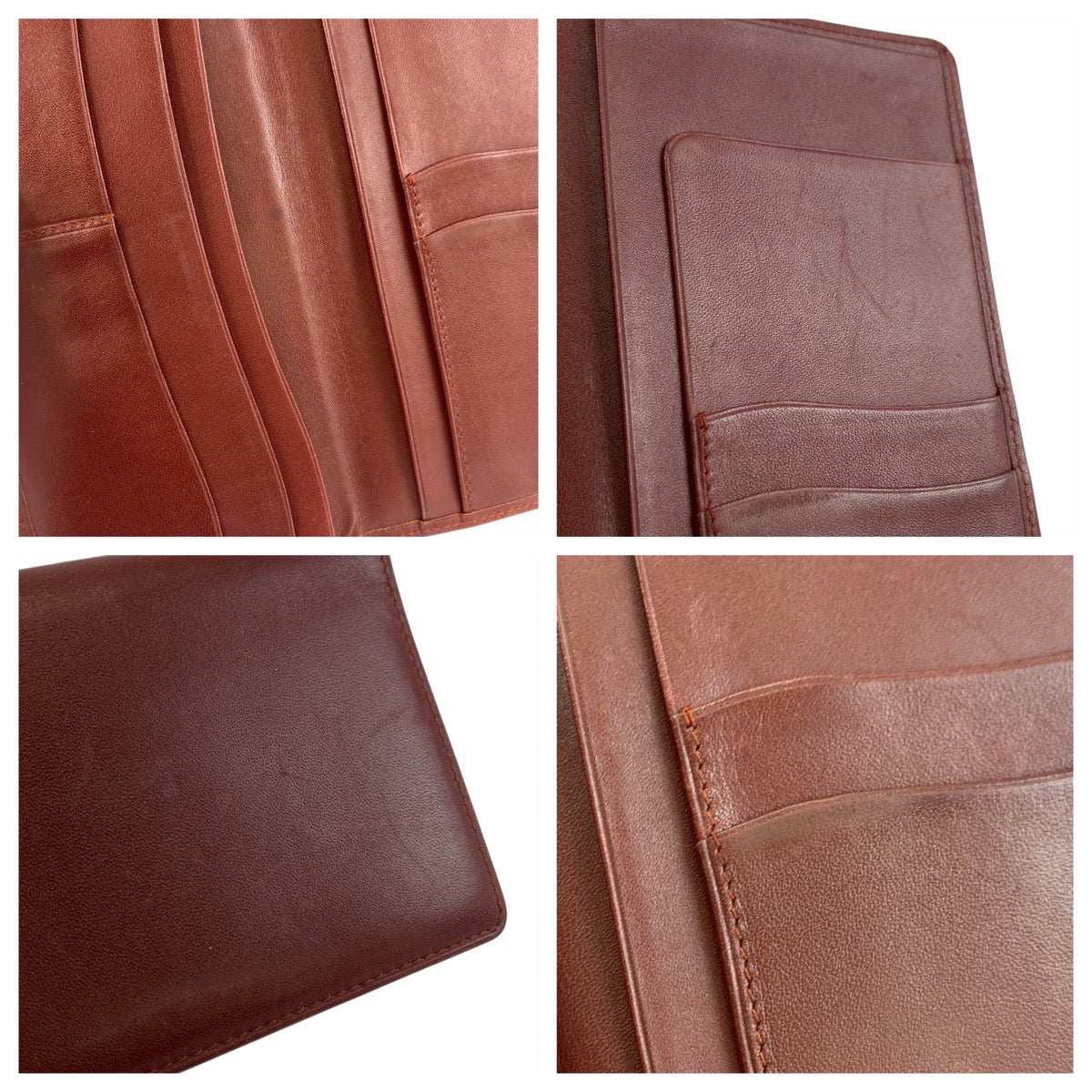 20839
CARTIER カルティエ マストライン ボルドー ゴールド金具 レザー 長財布 札入れ レディース AB9