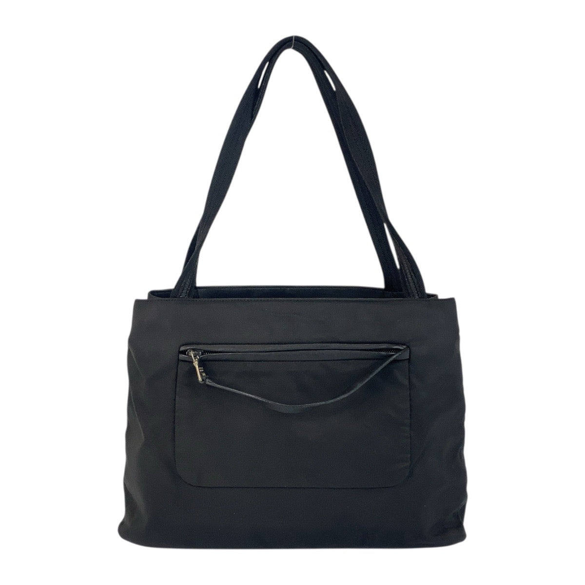 20846
PRADA プラダ テスート 三角ロゴプレート ブラック 黒 シルバー金具 ナイロン トートバッグ ショルダーバッグ レディース ABP30