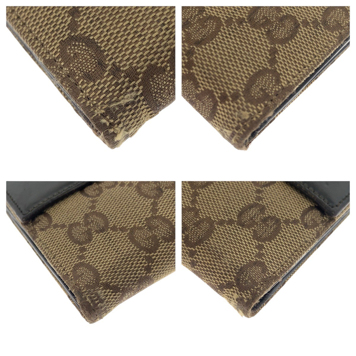 20847
GUCCI グッチ ジャッキー シェリーライン ベージュ ダークブラウン シルバー金具 GGキャンバス / レザー 035 0416 2134 長財布 ロングウォレット レディース AB14