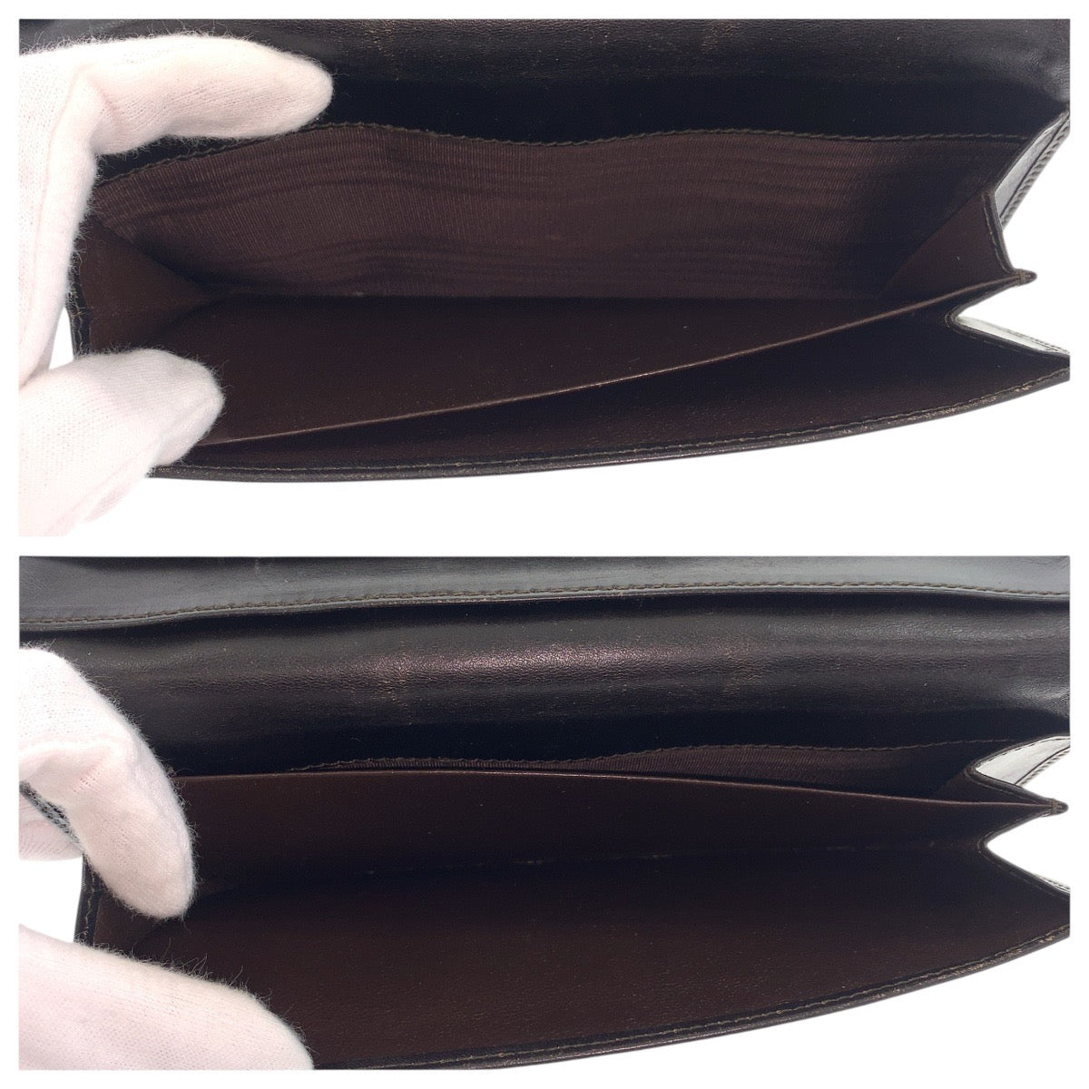 20847
GUCCI グッチ ジャッキー シェリーライン ベージュ ダークブラウン シルバー金具 GGキャンバス / レザー 035 0416 2134 長財布 ロングウォレット レディース AB14