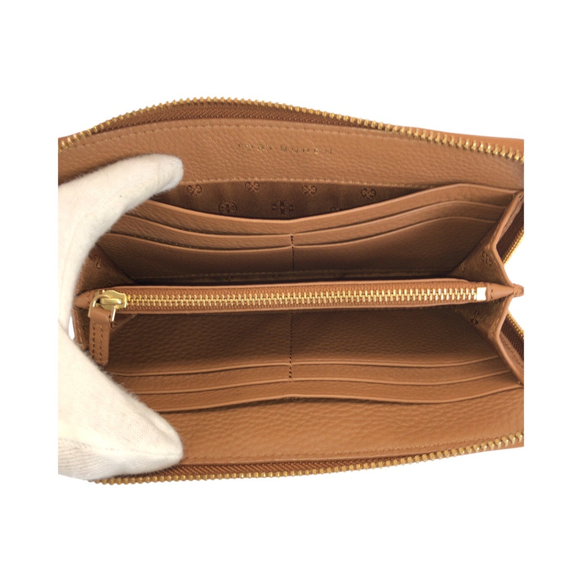 20850
Tory Burch トリーバーチ ブリテン ブラウン ゴールド金具 レザー 長財布 ラウンドファスナー レディース ABP9