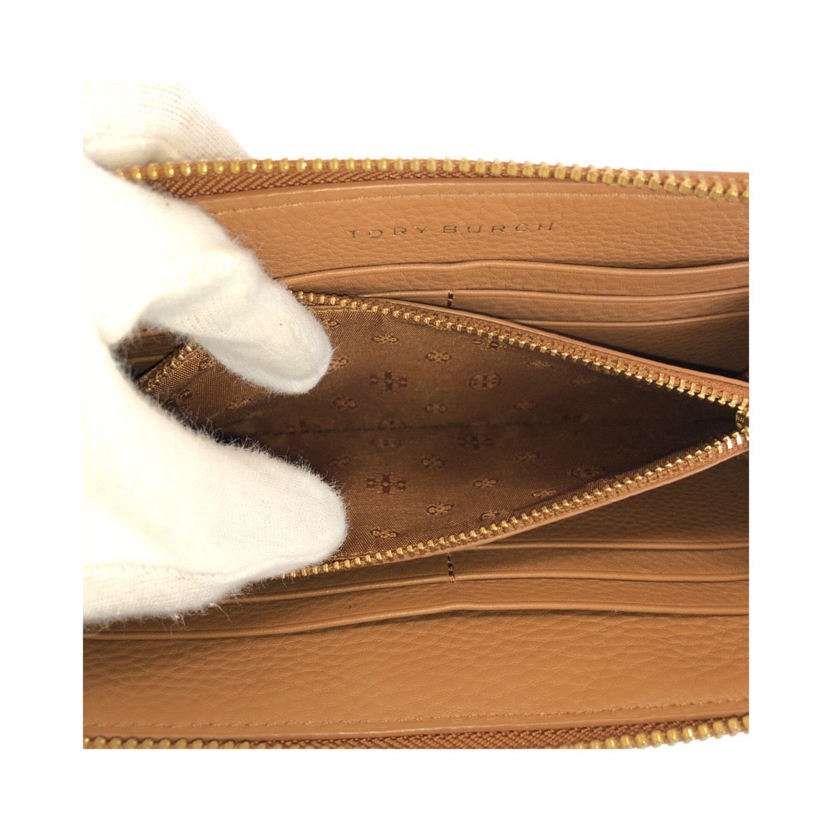 20850
Tory Burch トリーバーチ ブリテン ブラウン ゴールド金具 レザー 長財布 ラウンドファスナー レディース ABP9