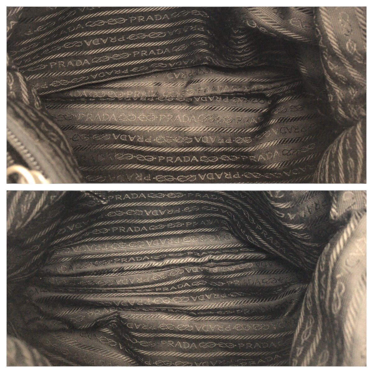 20852
PRADA プラダ テスート 三角ロゴプレート ブラック 黒 シルバー金具 ナイロン / レザー ショルダーバッグ メッセンジャーバッグ レディース ABP32