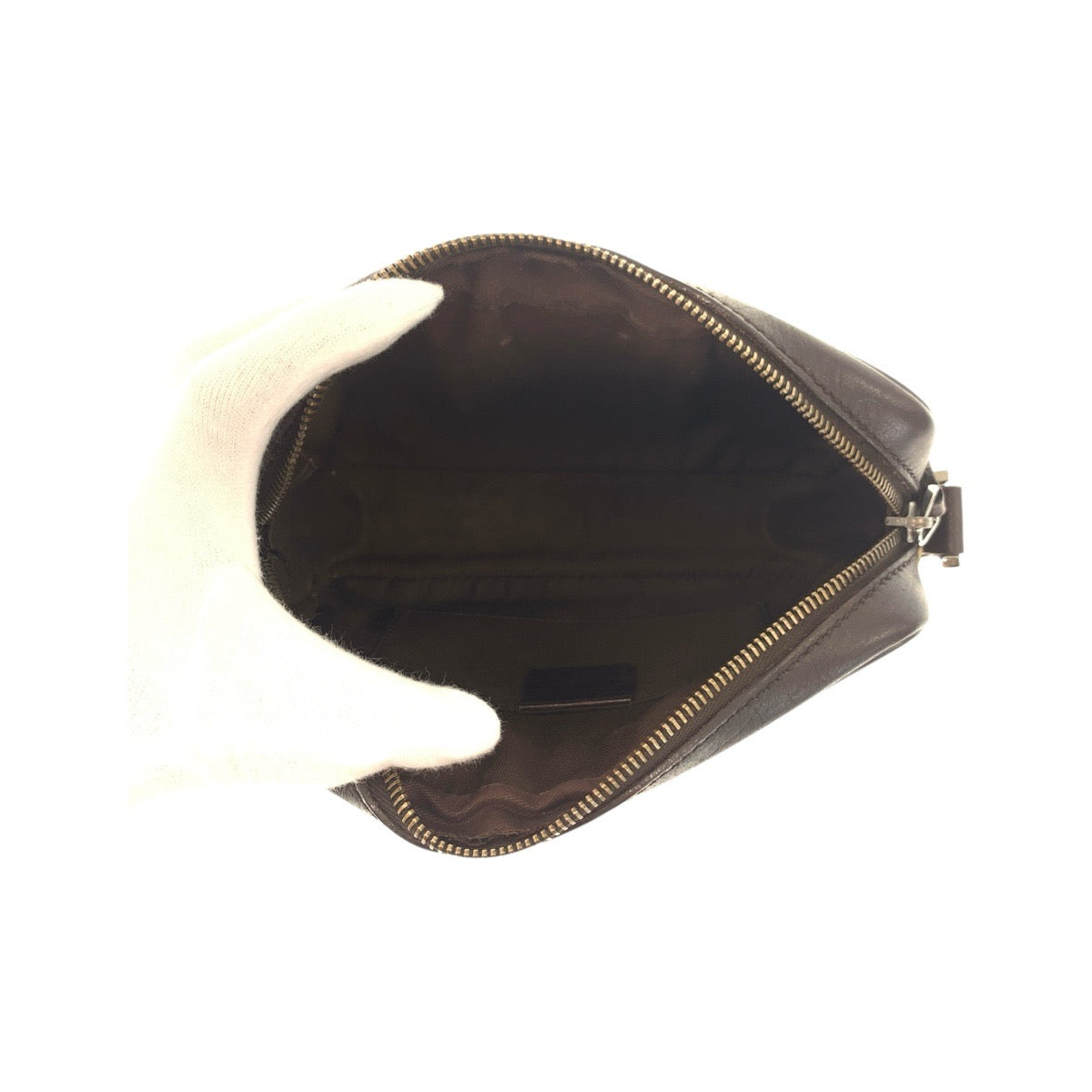 20856
GUCCI グッチ シェリーライン ベージュ ブラウン シルバー金具 GGスプリームキャンバス 162910 ショルダーバッグ ポシェット レディース AB30