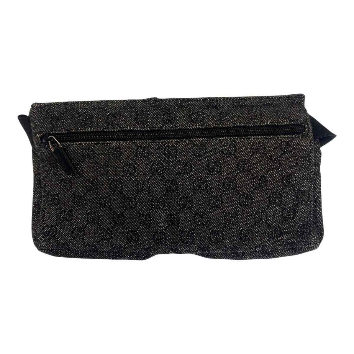 20859
GUCCI グッチ ブラック 黒 シルバー金具 GGキャンバス / レザー 28566 ボディバッグ ウエストバッグ レディース ABP35