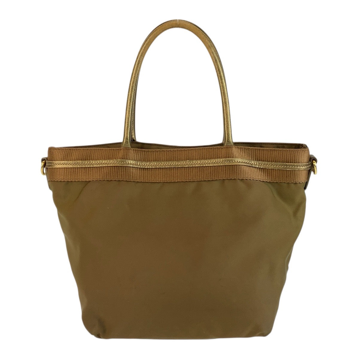 20863
PRADA プラダ カーキ ナイロン 31 トートバッグ ハンドバッグ レディース AB30