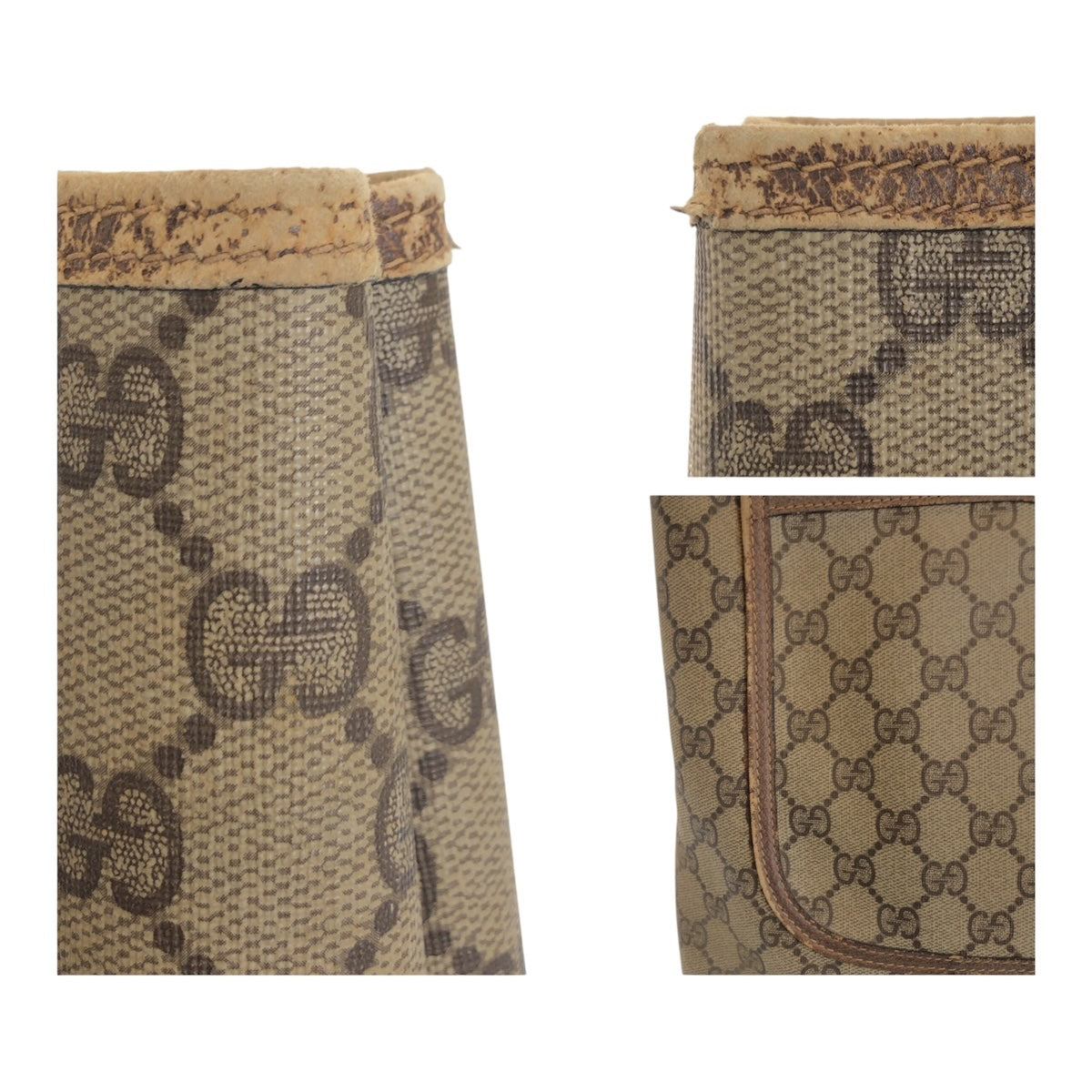 20865
GUCCI グッチ ヴィンテージ シェリーライン オールドグッチ ブラウン ゴールド金具 GGスプリームキャンバス / レザー 39 02 003 トートバッグ ショルダーバッグ レディース AB21