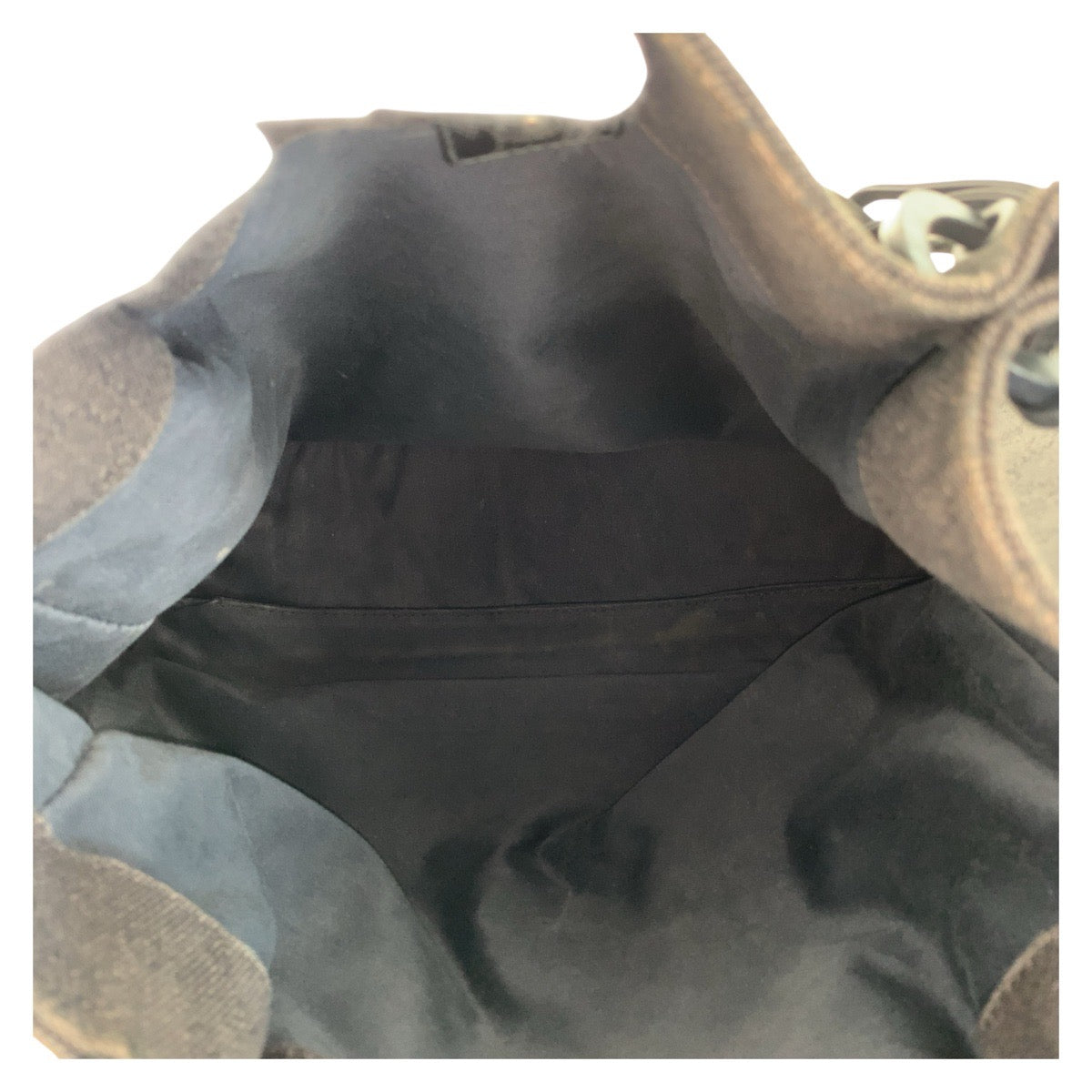 20867
GUCCI グッチ ブラック 黒 シルバー金具 GGキャンバス / レザー 101920 トートバッグ ショルダーバッグ レディース AB28