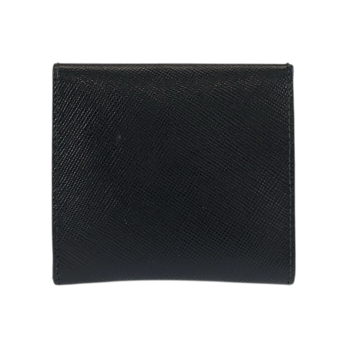 20872
PRADA プラダ サフィアーノ ブラック 黒 シルバー金具 レザー コインケース 小銭入れ メンズ A16