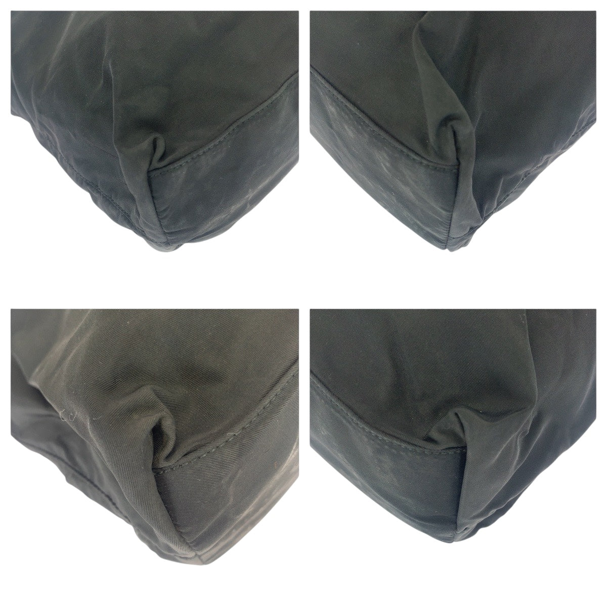 20881
PRADA プラダ テスート 三角ロゴプレート ブラック 黒 シルバー金具 ナイロン トートバッグ ショルダーバッグ レディース ABP35