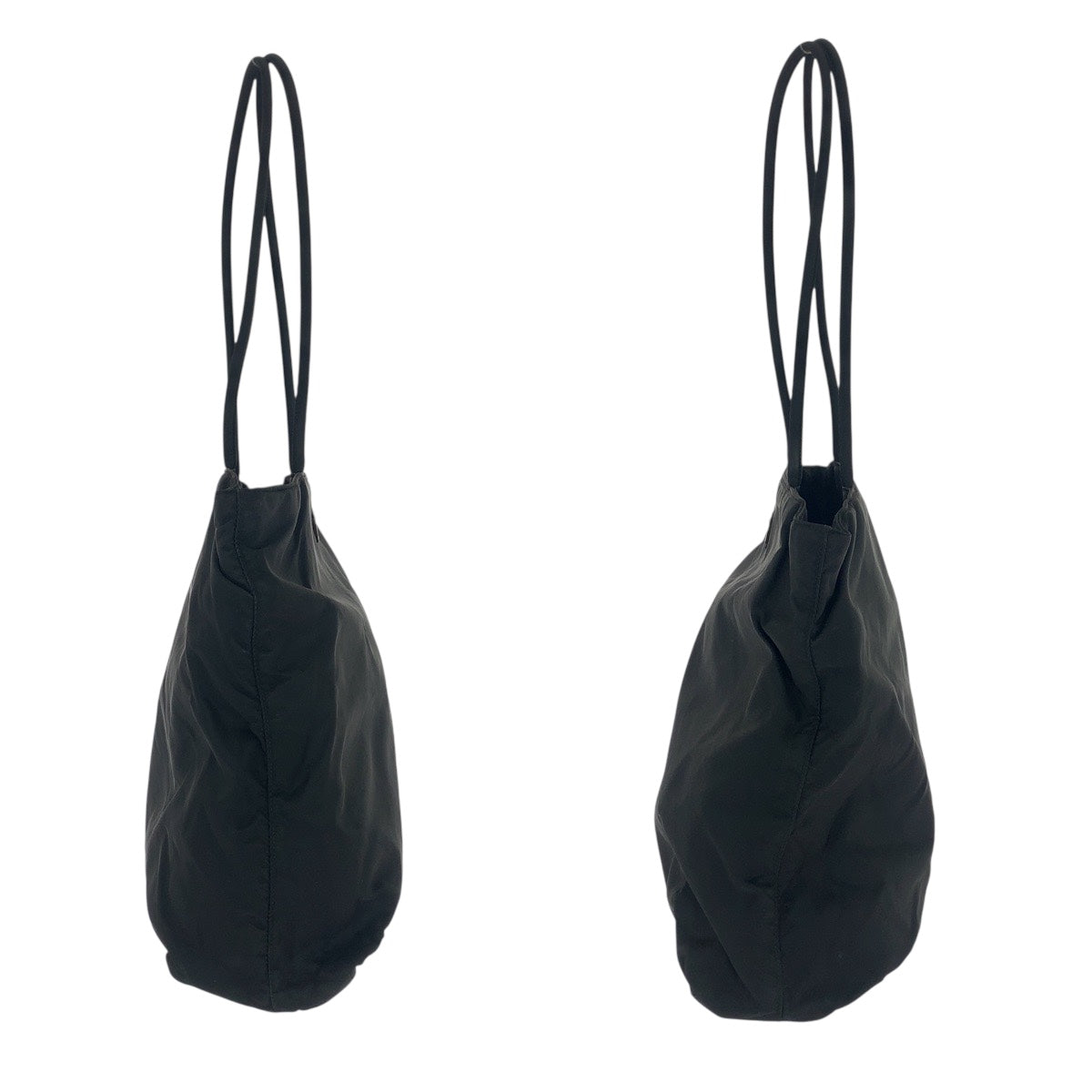 20881
PRADA プラダ テスート 三角ロゴプレート ブラック 黒 シルバー金具 ナイロン トートバッグ ショルダーバッグ レディース ABP35