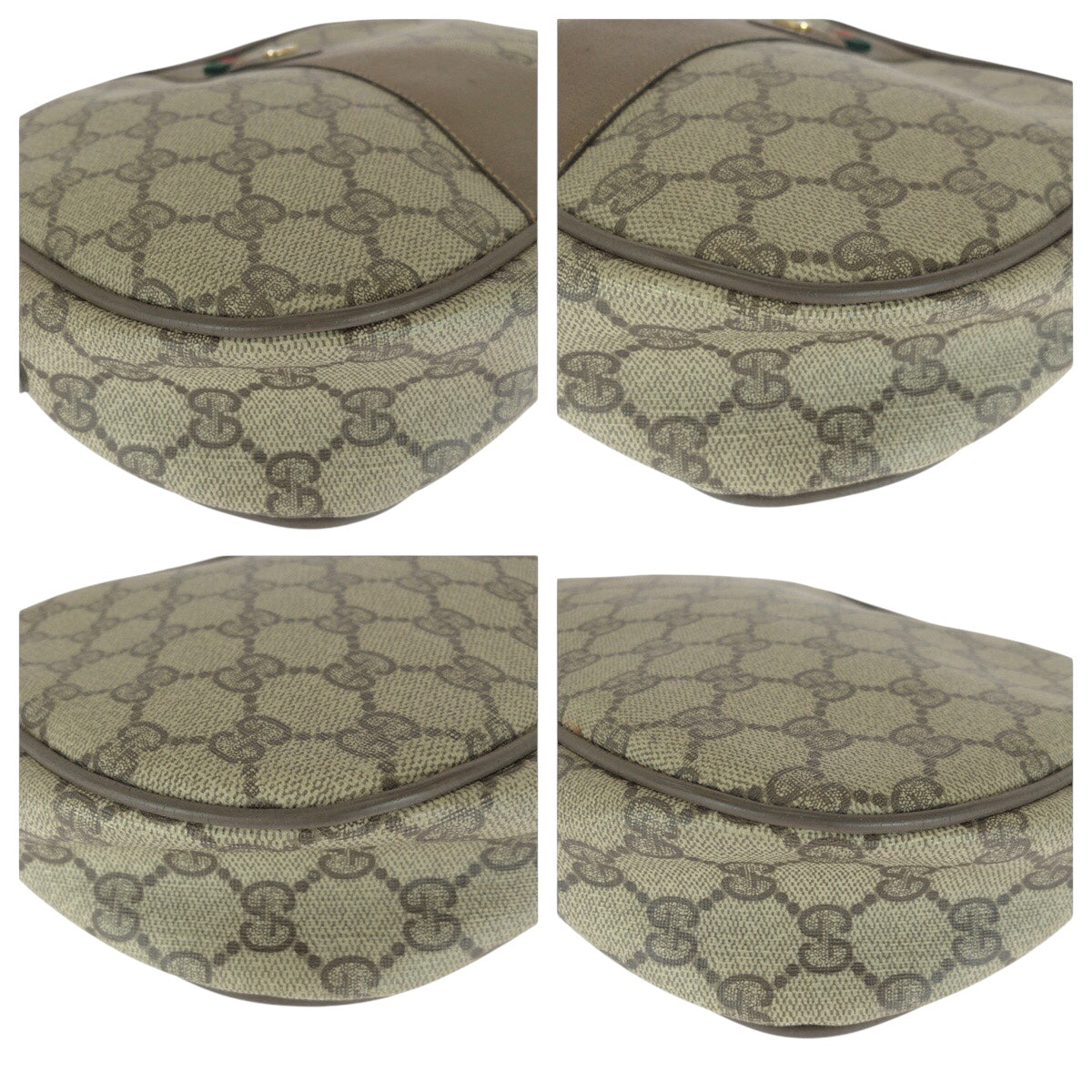 20882
GUCCI グッチ ヴィンテージ シェリーライン ベージュ ブラウン GGスプリームキャンバス 89 01 034 クラッチバッグ セカンドバッグ レディース AB16