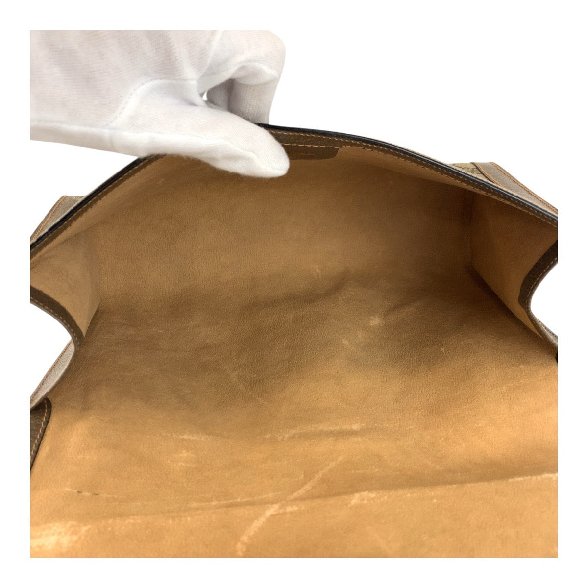 20884
GUCCI グッチ ヴィンテージ シェリーライン ベージュ ゴールド金具 GGスプリームキャンバス / レザー 89 01 007 クラッチバッグ セカンドバッグ メンズ ABP21