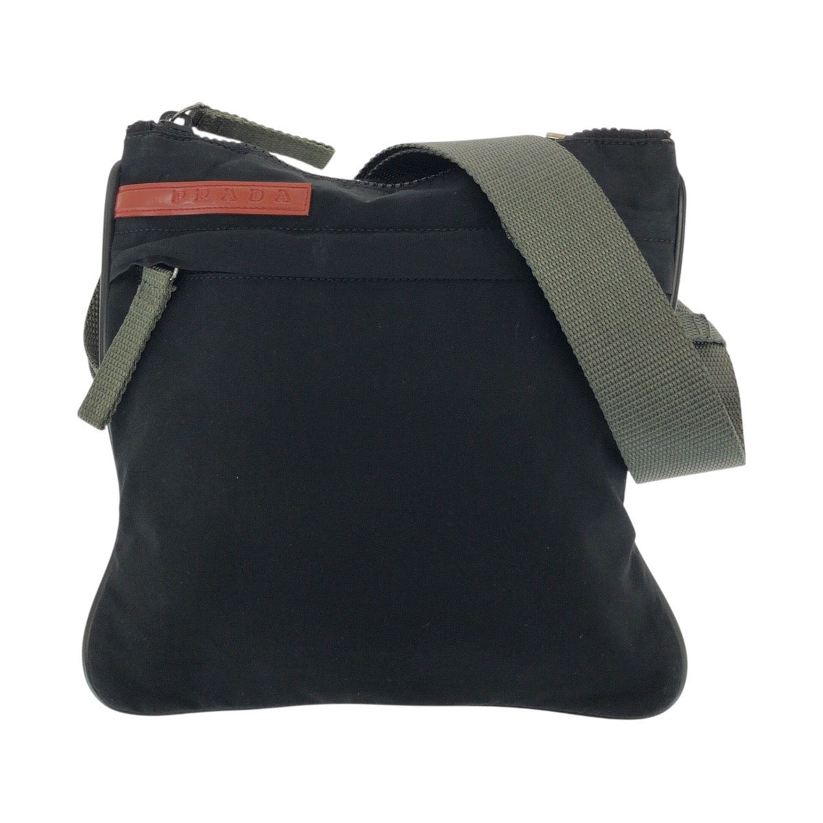 20887
PRADA SPORTS プラダスポーツ ブラック 黒 シルバー金具 ナイロン ショルダーバッグ ポシェット レディース ABP30