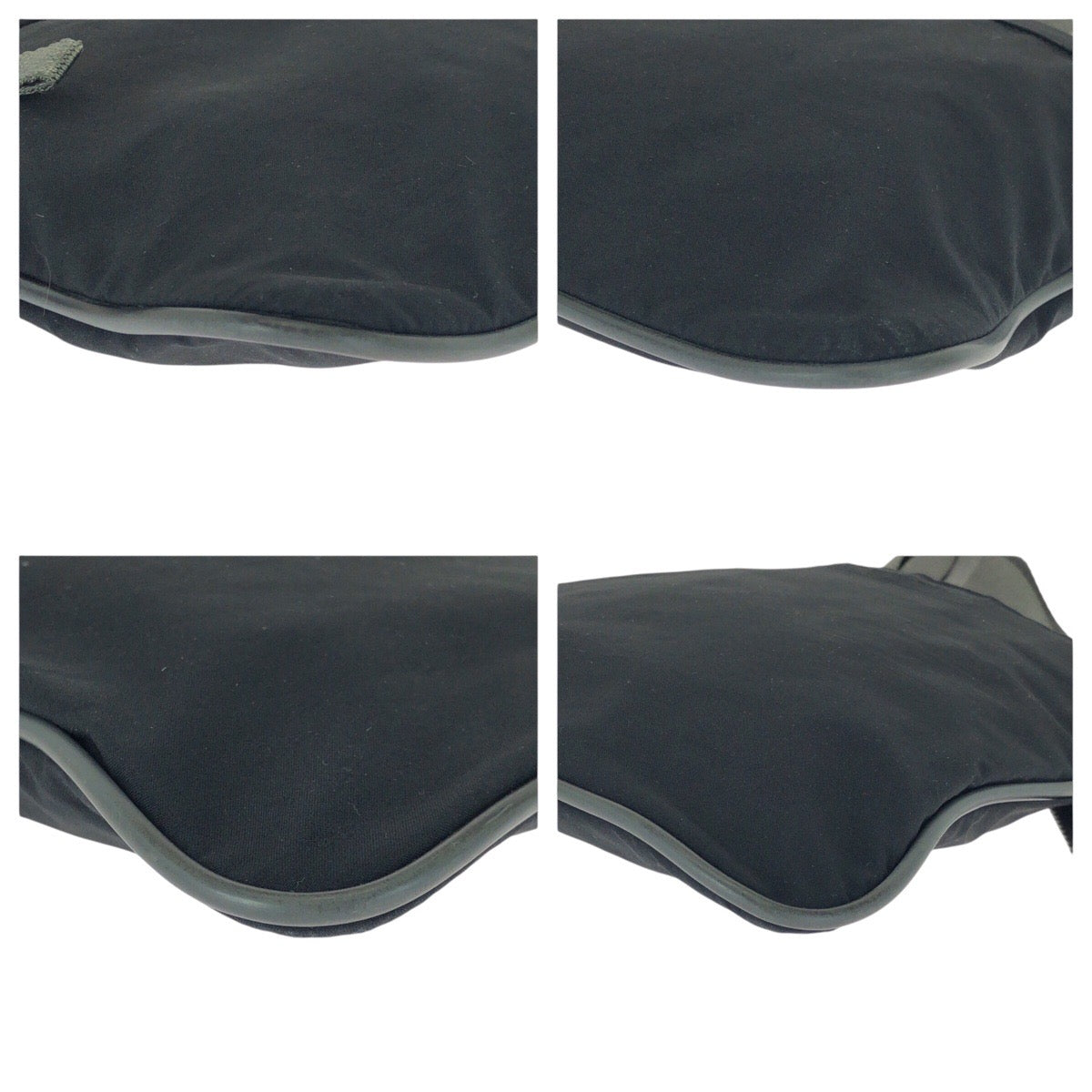 20887
PRADA SPORTS プラダスポーツ ブラック 黒 シルバー金具 ナイロン ショルダーバッグ ポシェット レディース ABP30