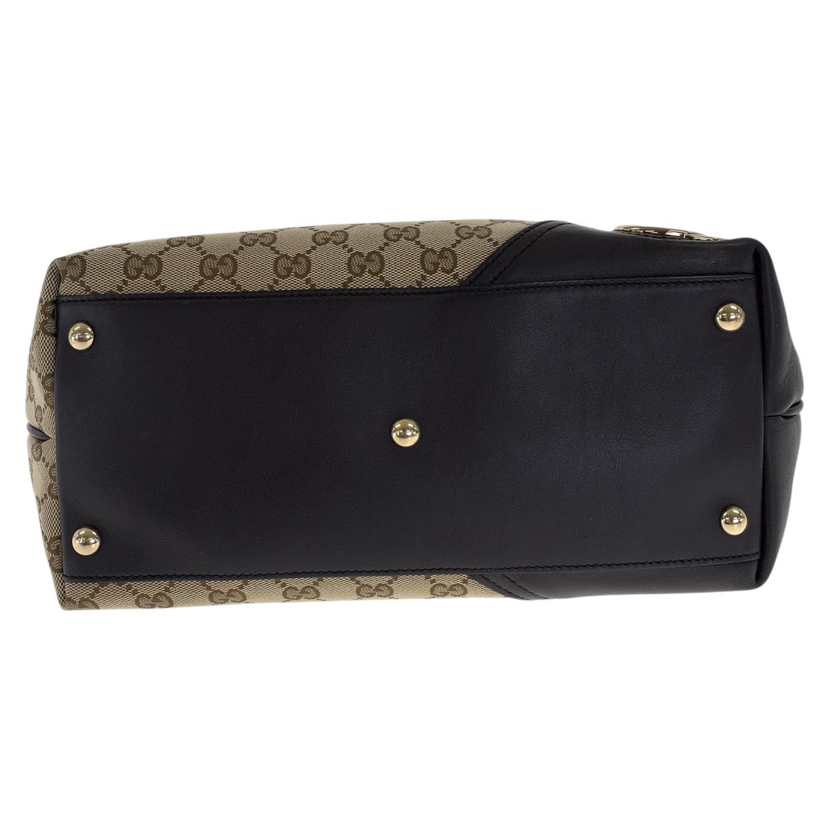 20891
GUCCI グッチ ニューブリット ベージュ ダークブラウン ゴールド金具 GGキャンバス / レザー 169946 トートバッグ ショルダーバッグ レディース ABP42