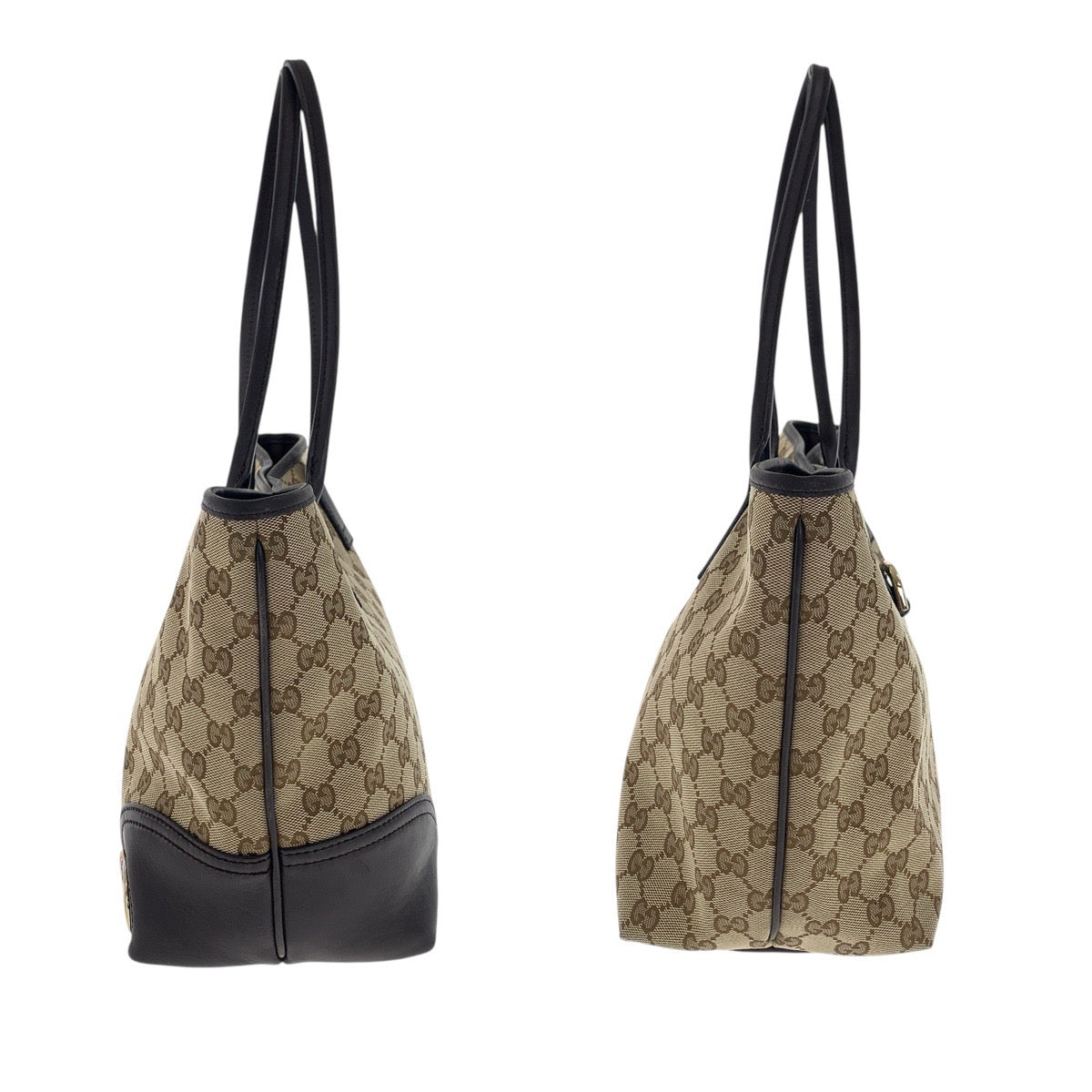 20891
GUCCI グッチ ニューブリット ベージュ ダークブラウン ゴールド金具 GGキャンバス / レザー 169946 トートバッグ ショルダーバッグ レディース ABP42