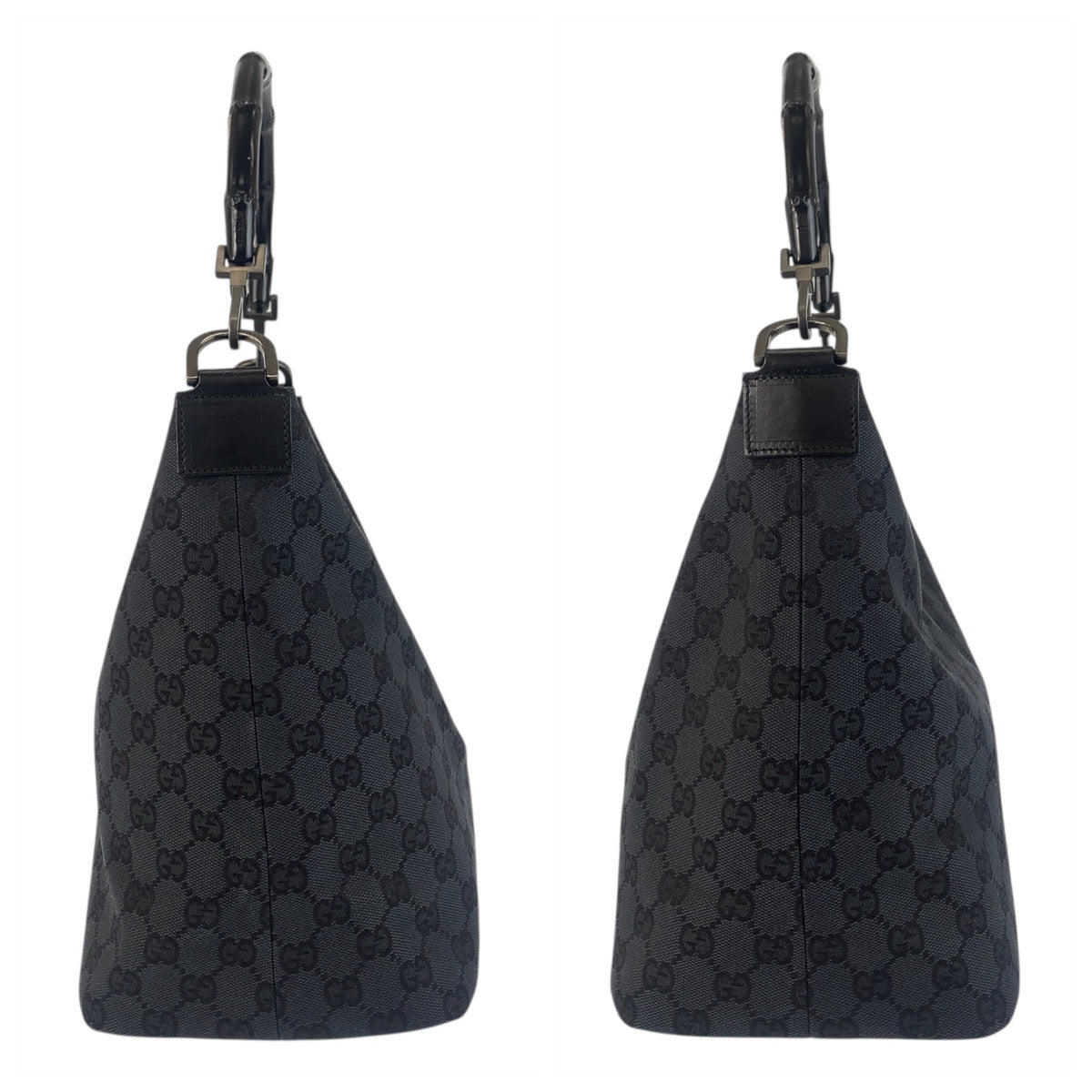 20892
GUCCI グッチ バンブー ブラック 黒 GGキャンバス / レザー 000 0531 ショルダーバッグ レディース A44