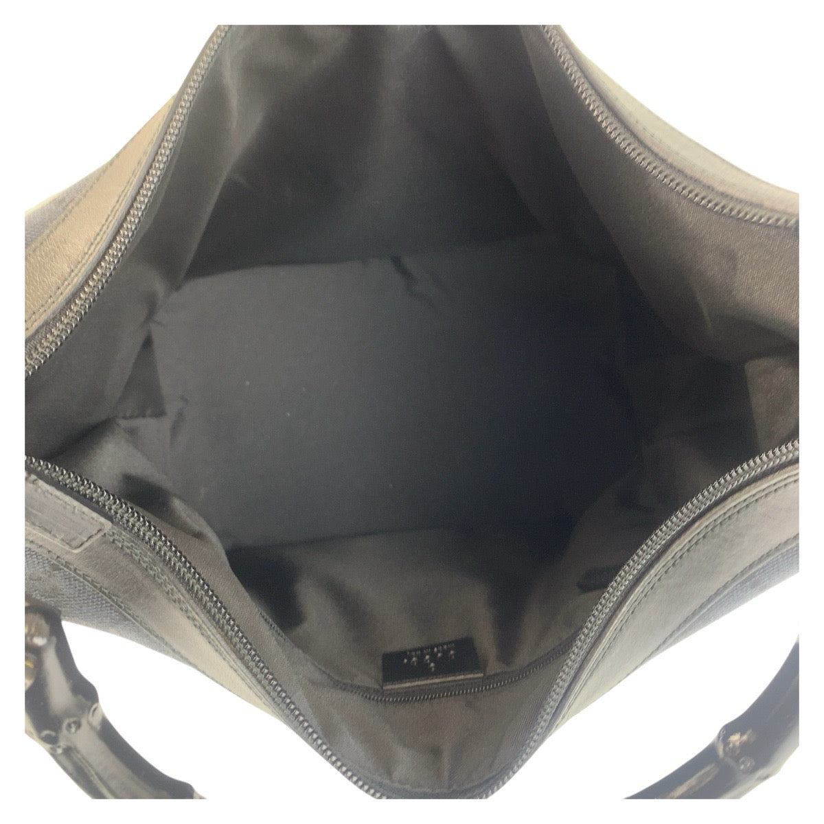 20892
GUCCI グッチ バンブー ブラック 黒 GGキャンバス / レザー 000 0531 ショルダーバッグ レディース A44