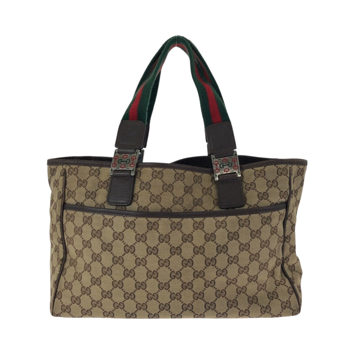 20902
GUCCI グッチ シェリーライン GG柄 ベージュ シルバー金具 GGキャンバス / レザー 145758 トートバッグ ショルダーバッグ レディース AB21