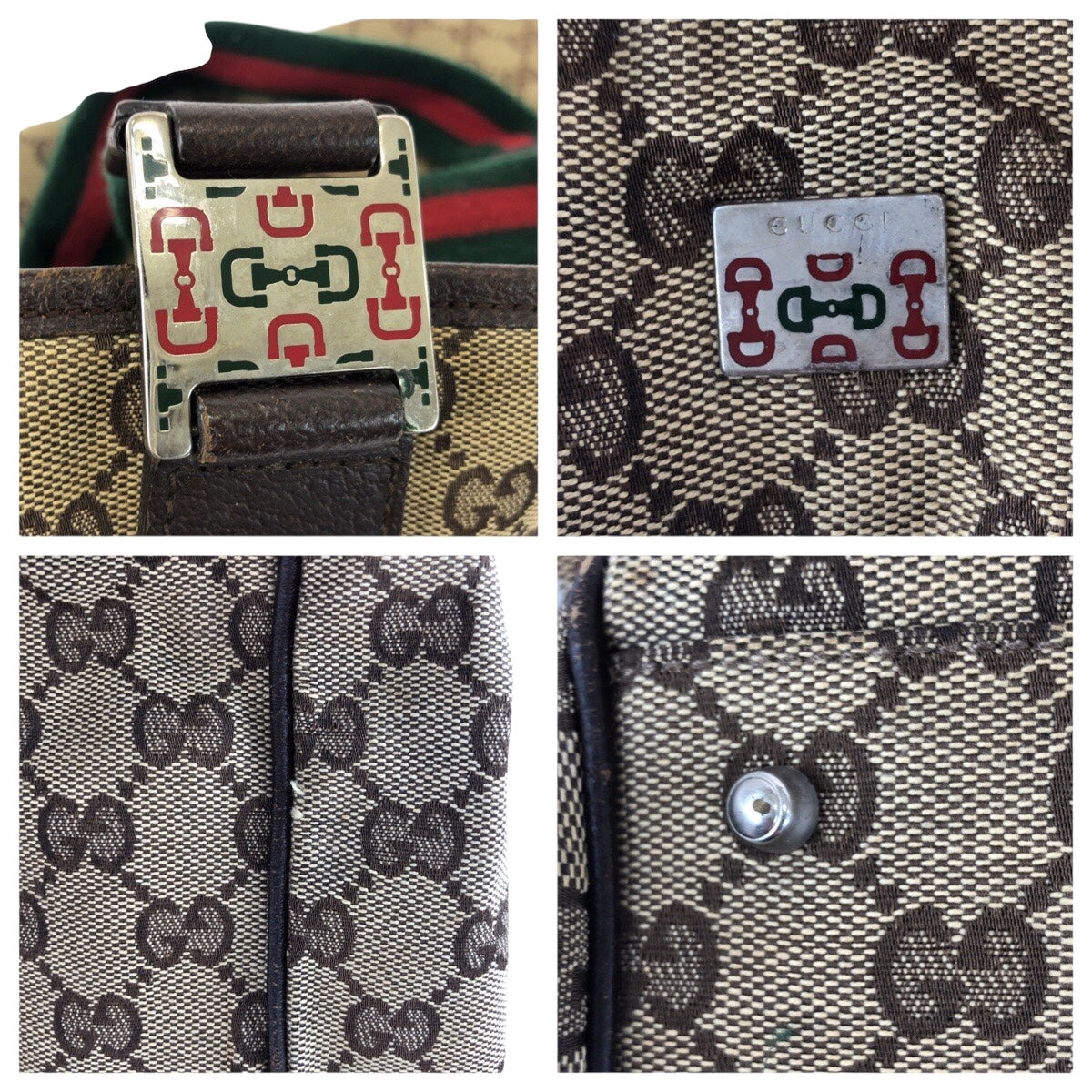 20902
GUCCI グッチ シェリーライン GG柄 ベージュ シルバー金具 GGキャンバス / レザー 145758 トートバッグ ショルダーバッグ レディース AB21