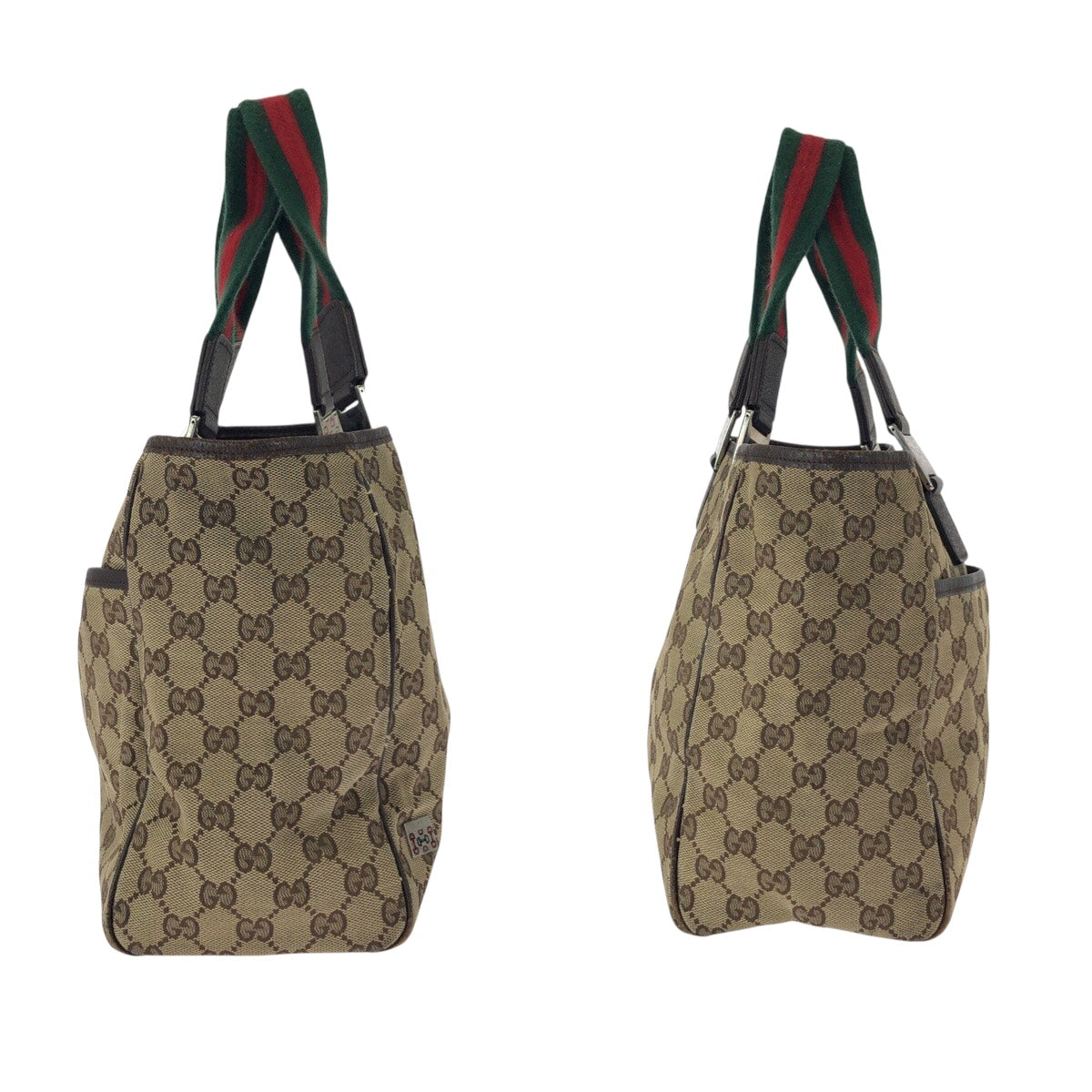 20902
GUCCI グッチ シェリーライン GG柄 ベージュ シルバー金具 GGキャンバス / レザー 145758 トートバッグ ショルダーバッグ レディース AB21