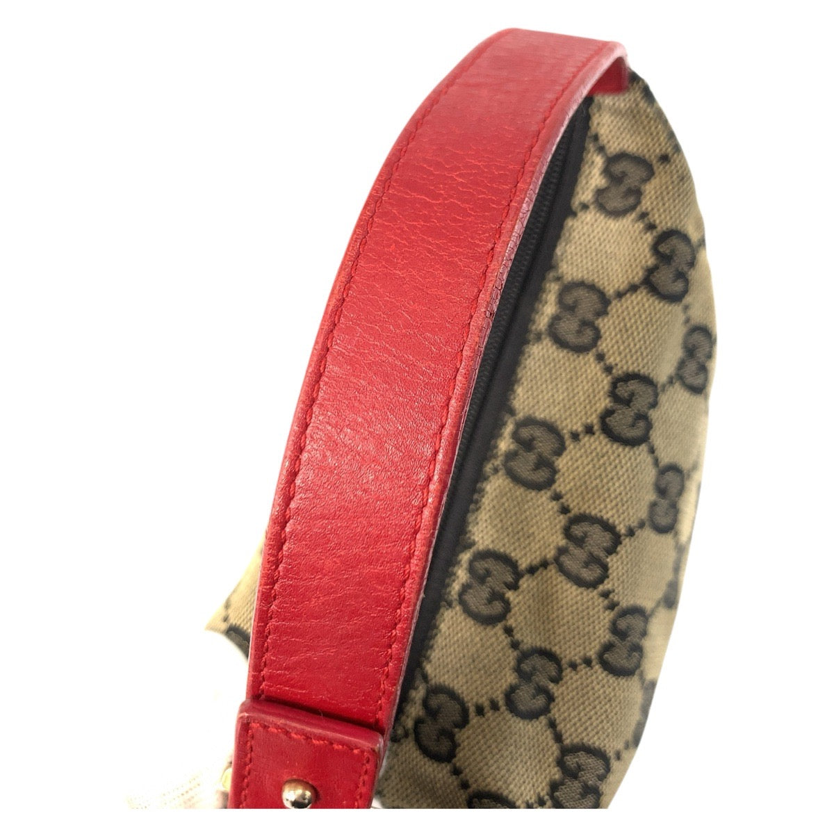 20903
GUCCI グッチ ベージュ レッド GGキャンバス / レザー 039 1147 ハンドバッグ アクセサリーポーチ レディース ABP35