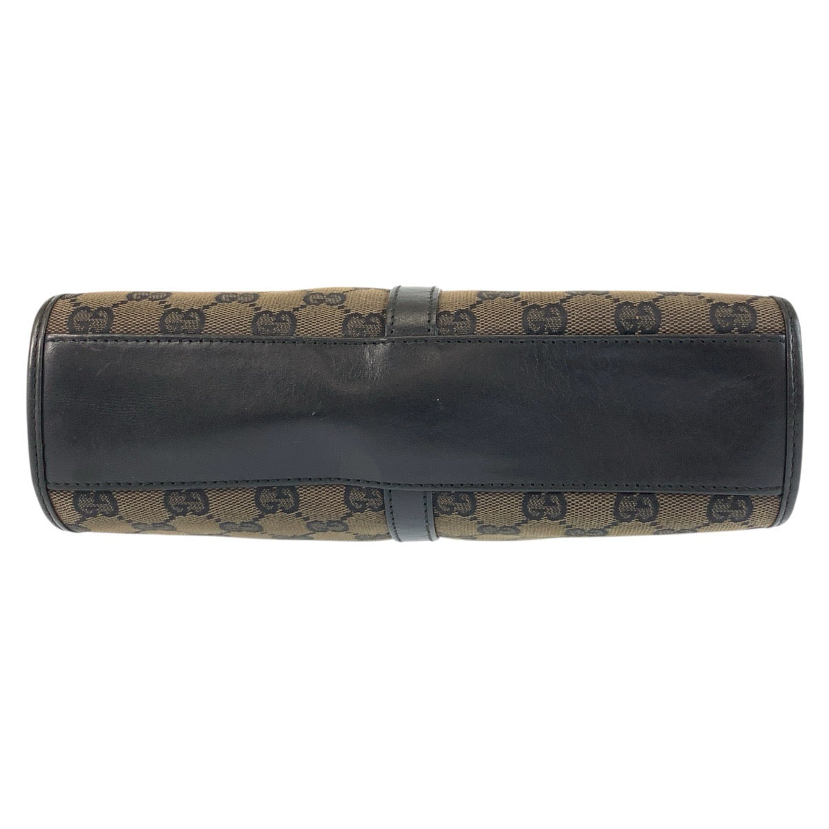 20906
GUCCI グッチ ジャッキー ブラウン ブラック 黒 シルバー金具 GGキャンバス / レザー 002 1065 ハンドバッグ レディース ABP37