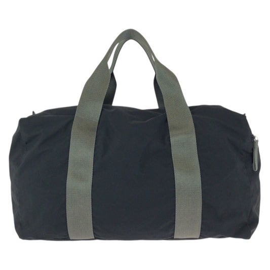 20907
PRADA SPORTS プラダスポーツ ブラック グレー シルバー金具 ポリエステル / ポリウレタン ボストンバッグ 旅行バッグ 男女兼用 レディース ABP35