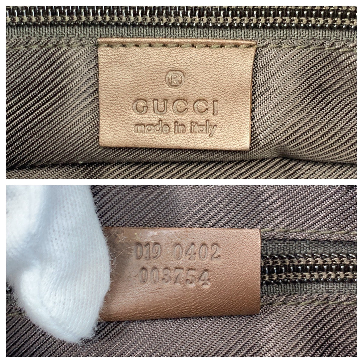 20909
GUCCI グッチ ベージュ ブラウン シルバー金具 GGキャンバス / レザー 019 0402 トートバッグ ショルダーバッグ レディース ABP37