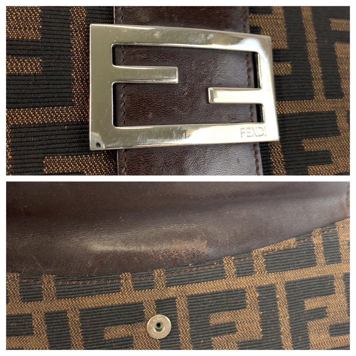 20915
FENDI フェンディ ズッカ ブラウン シルバー金具 キャンバス / レザー 2400 31133 018 長財布 ロングウォレット レディース ABP21